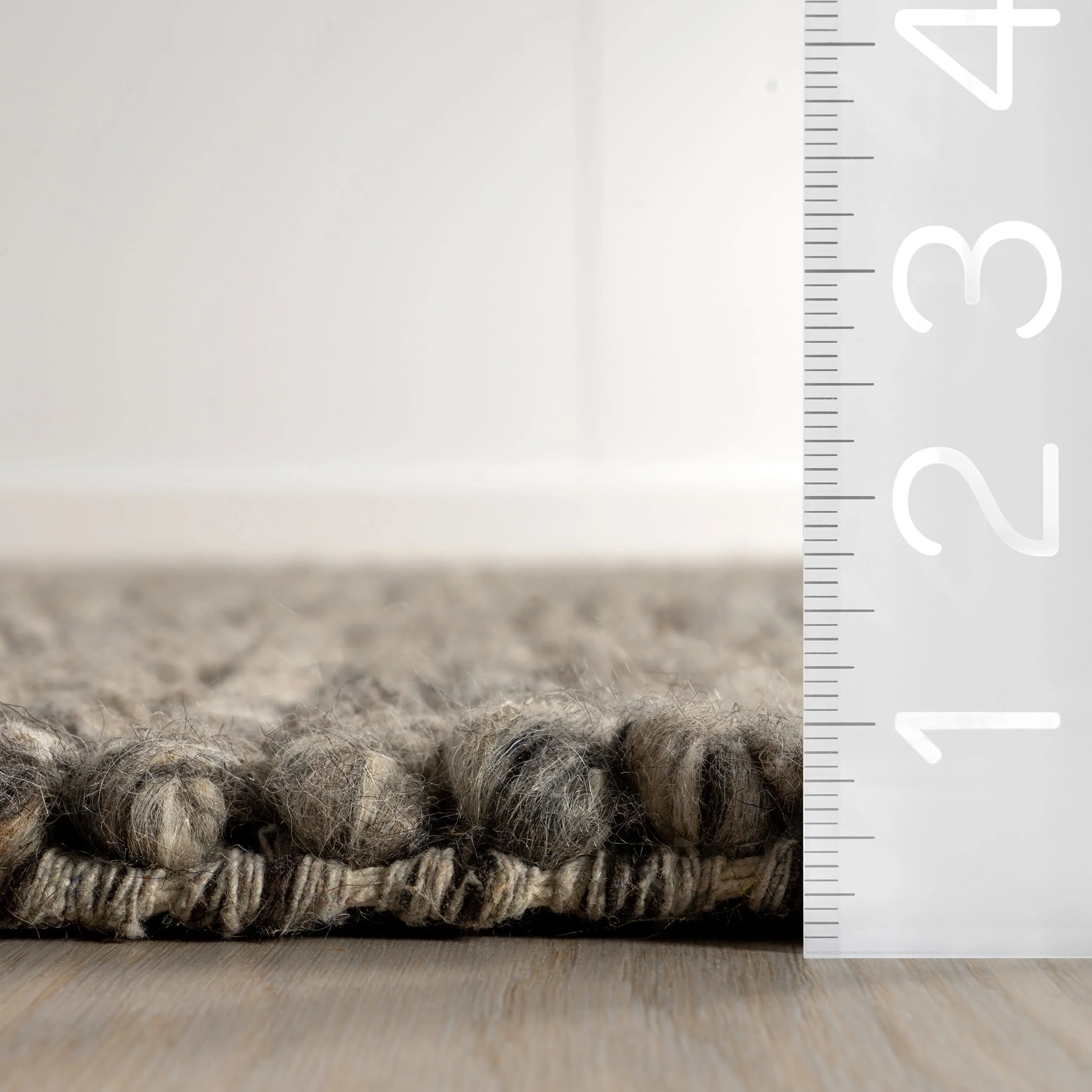 Softest Knit Wool Rug | Grey - Image 6
