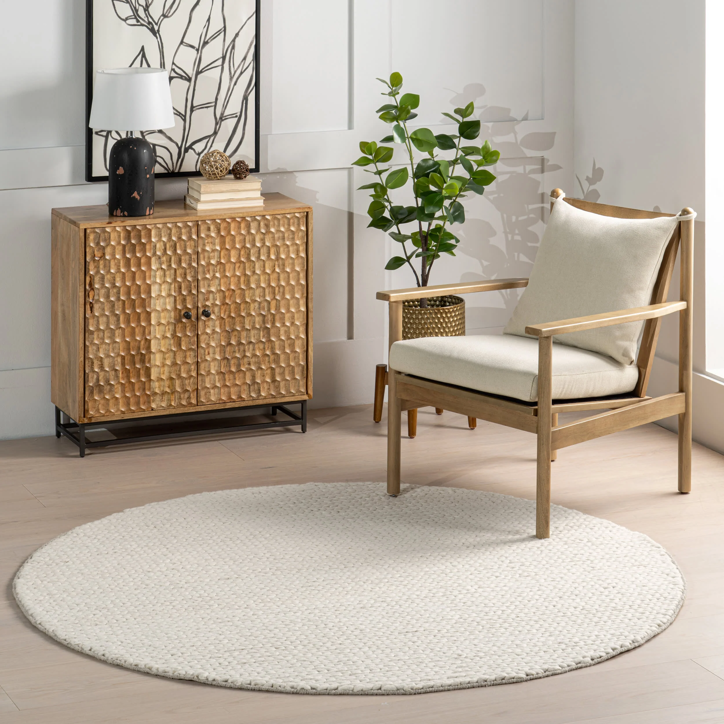 Softest Knit Wool Rug | Off White - Image 2