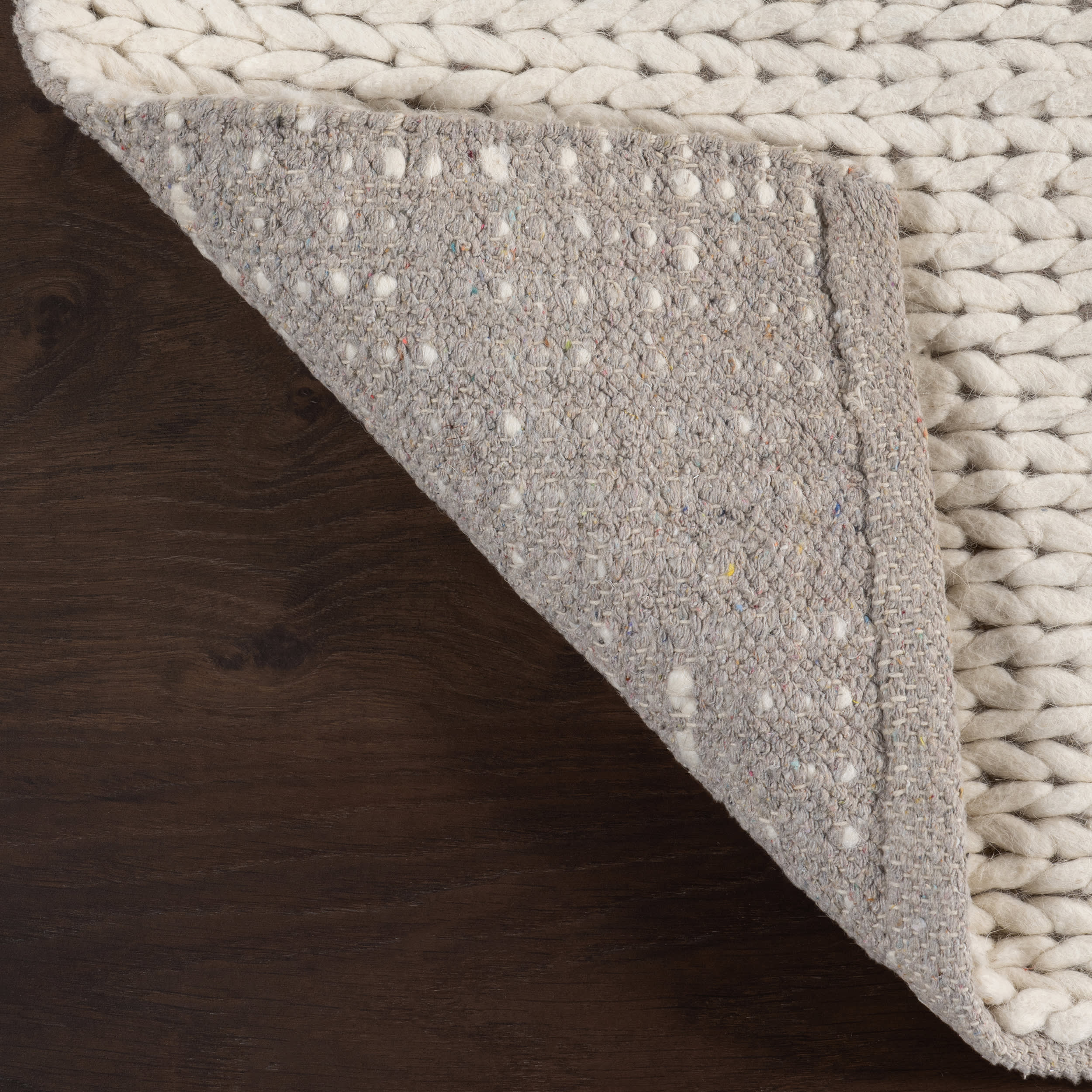 Softest Knit Wool Rug | Off White - Image 8