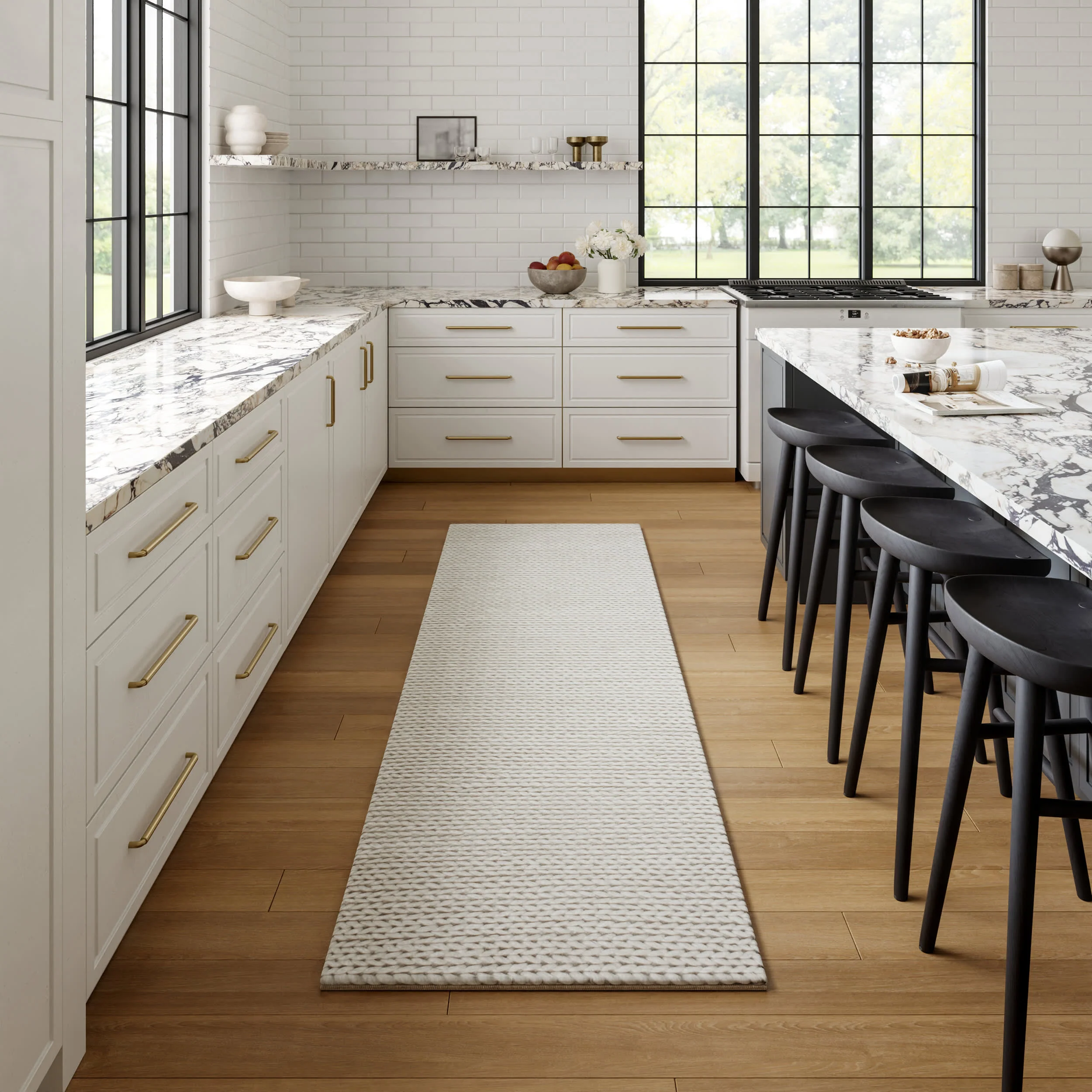 Softest Knit Wool Rug | Off White - Image 2