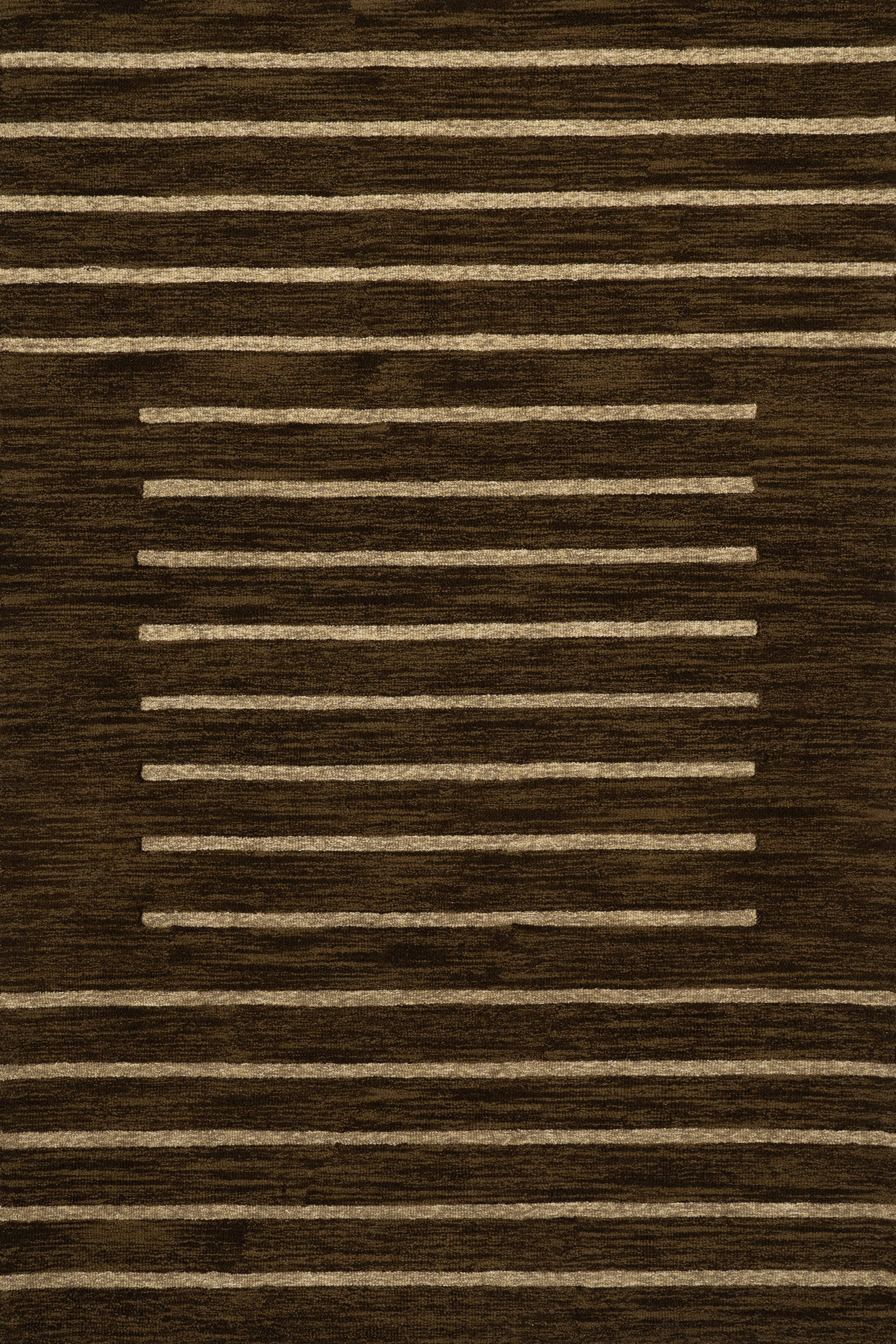 Solena Bohemian Geometric Wool Rug | Brown