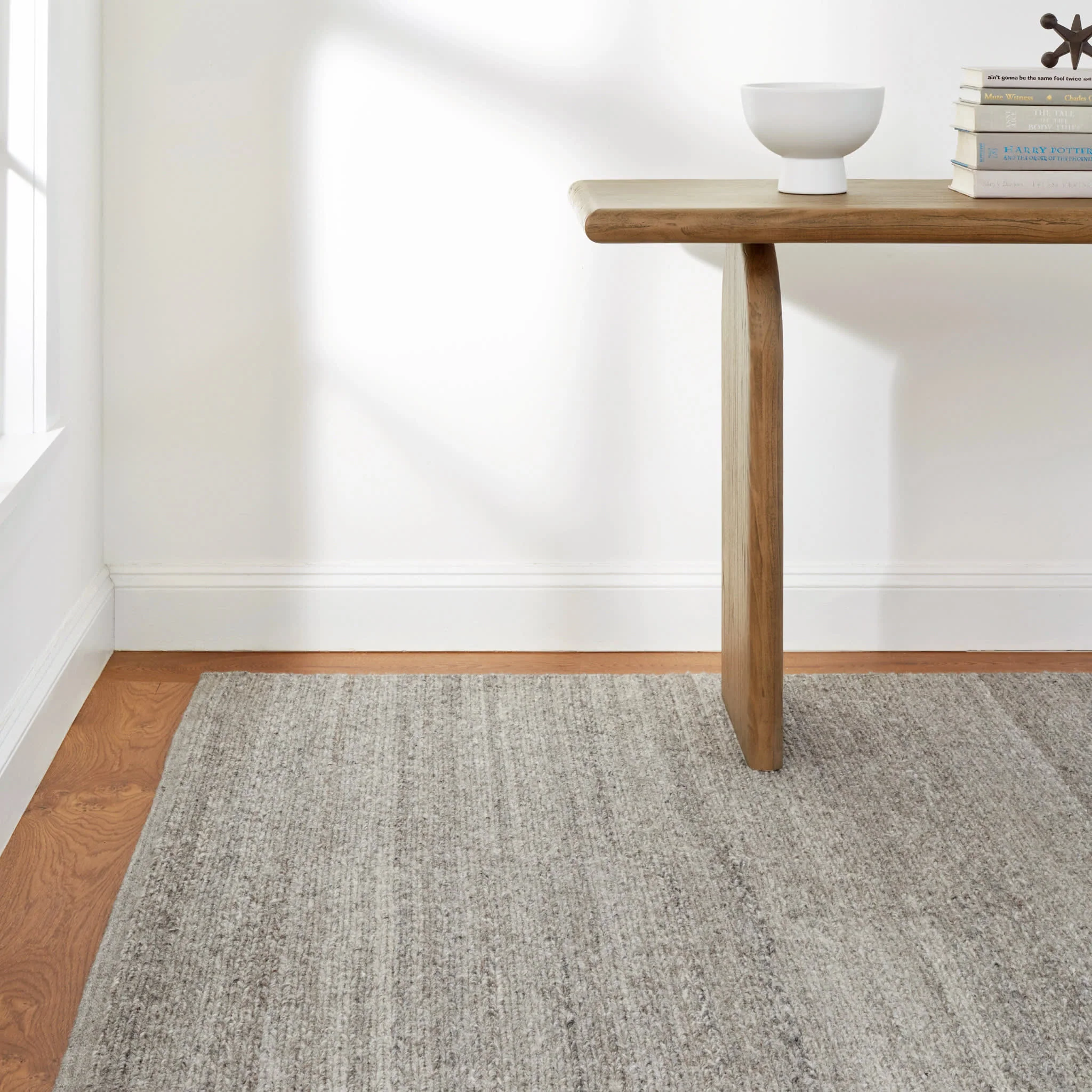 Solimar Handwoven Wool Rug | Natural - Image 2