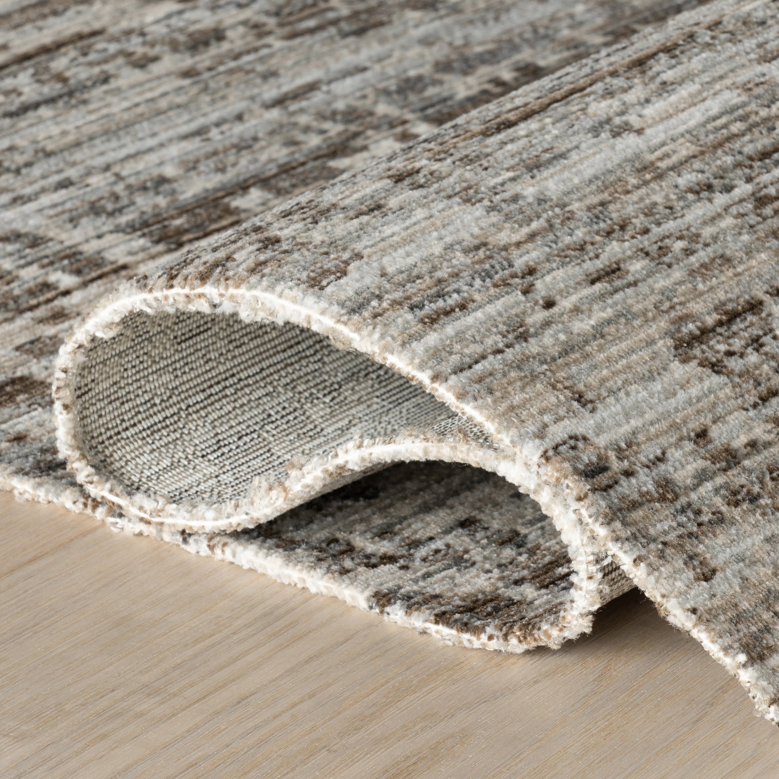 Solvia Modern Woven Abstract Indoor/Outdoor Washable Rug | Grey - Image 7