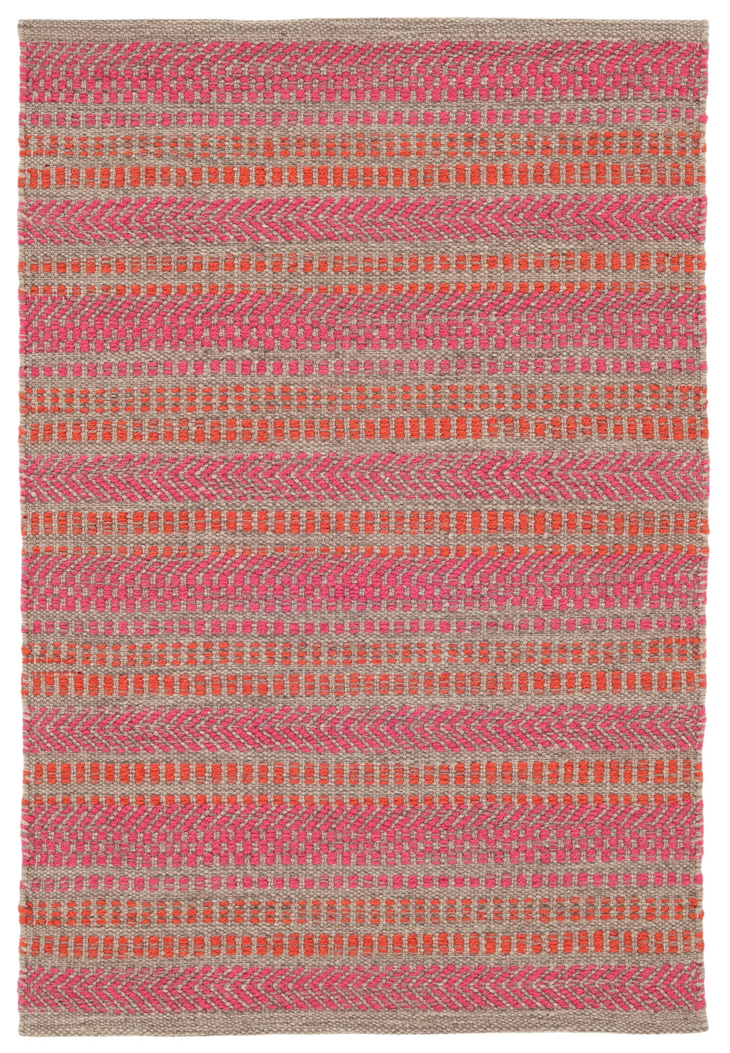Sooner Than Later Handwoven Indoor/Outdoor Rug | Pink