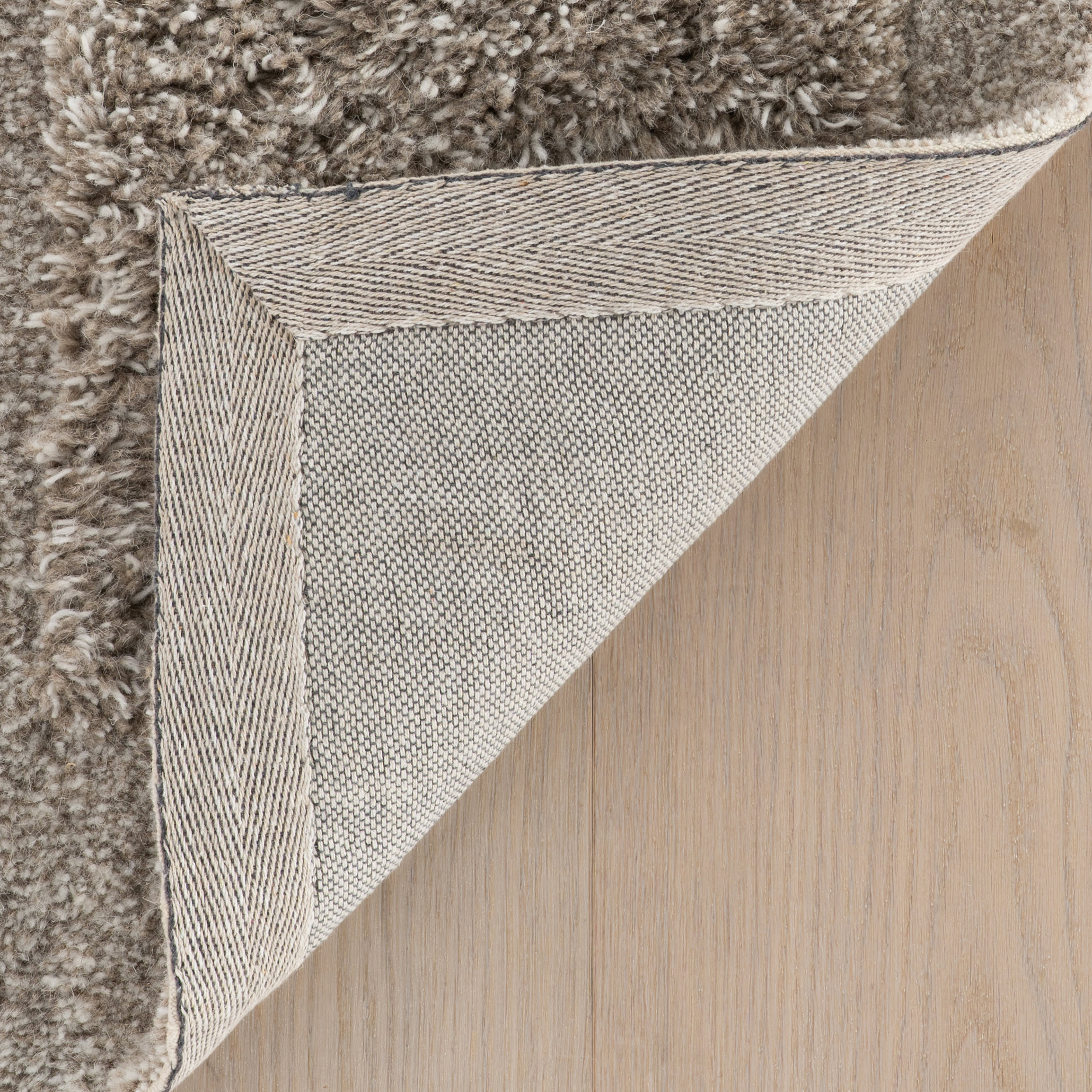 Sorvelle Modern Solid Wool Rug | Grey - Image 8