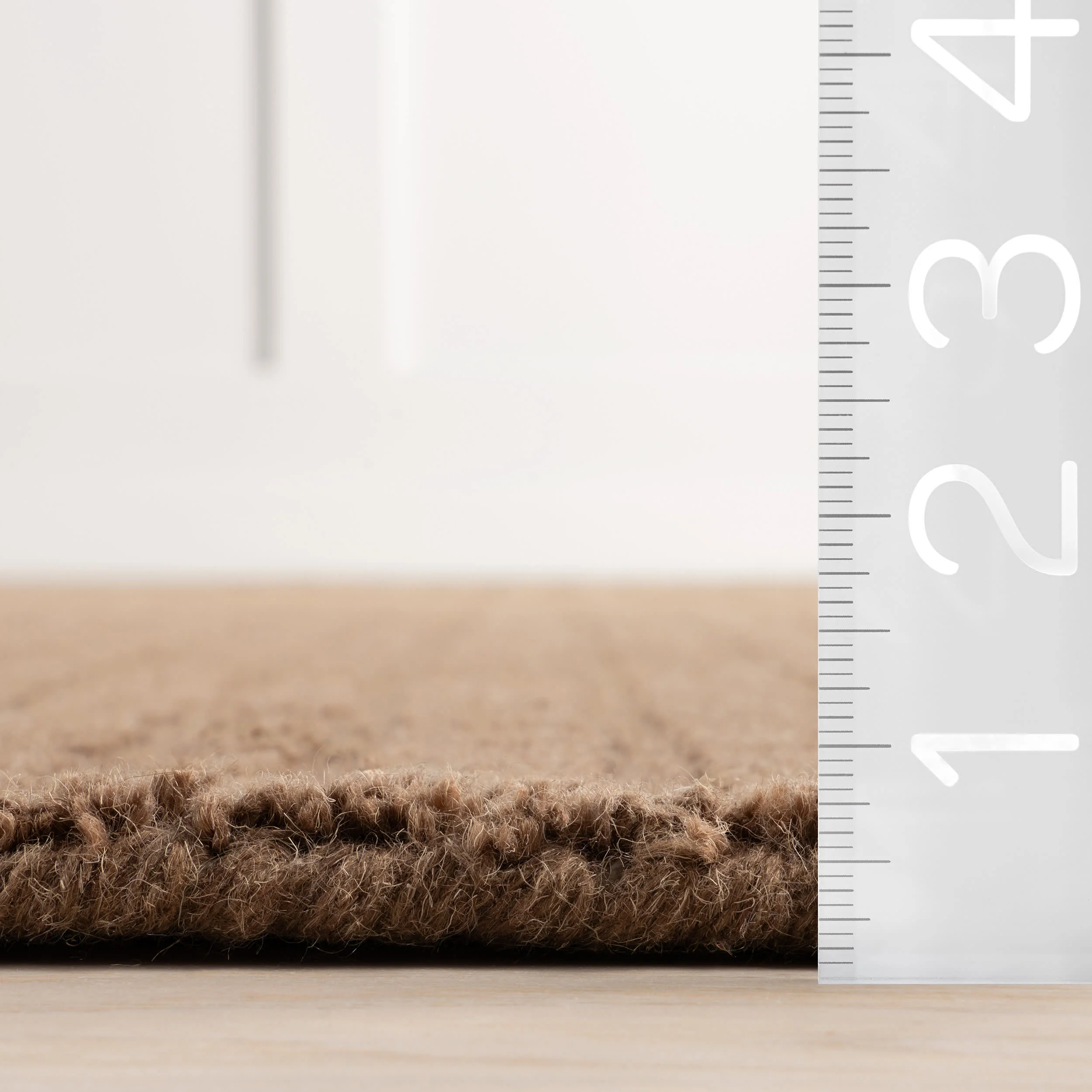 Southwest Striped Wool Rug | Dark Brown - Image 5