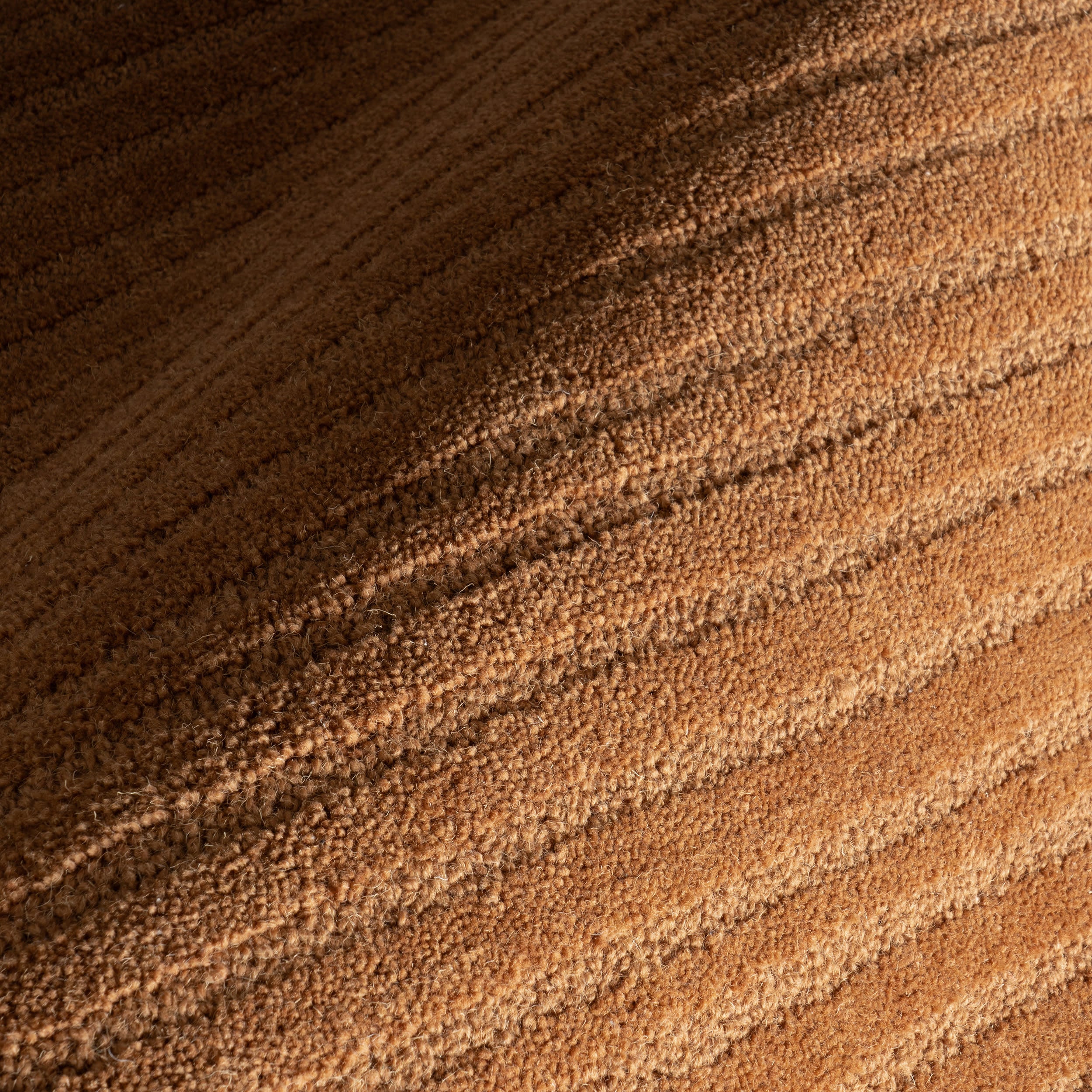 Southwest Striped Wool Rug | Rust - Image 3