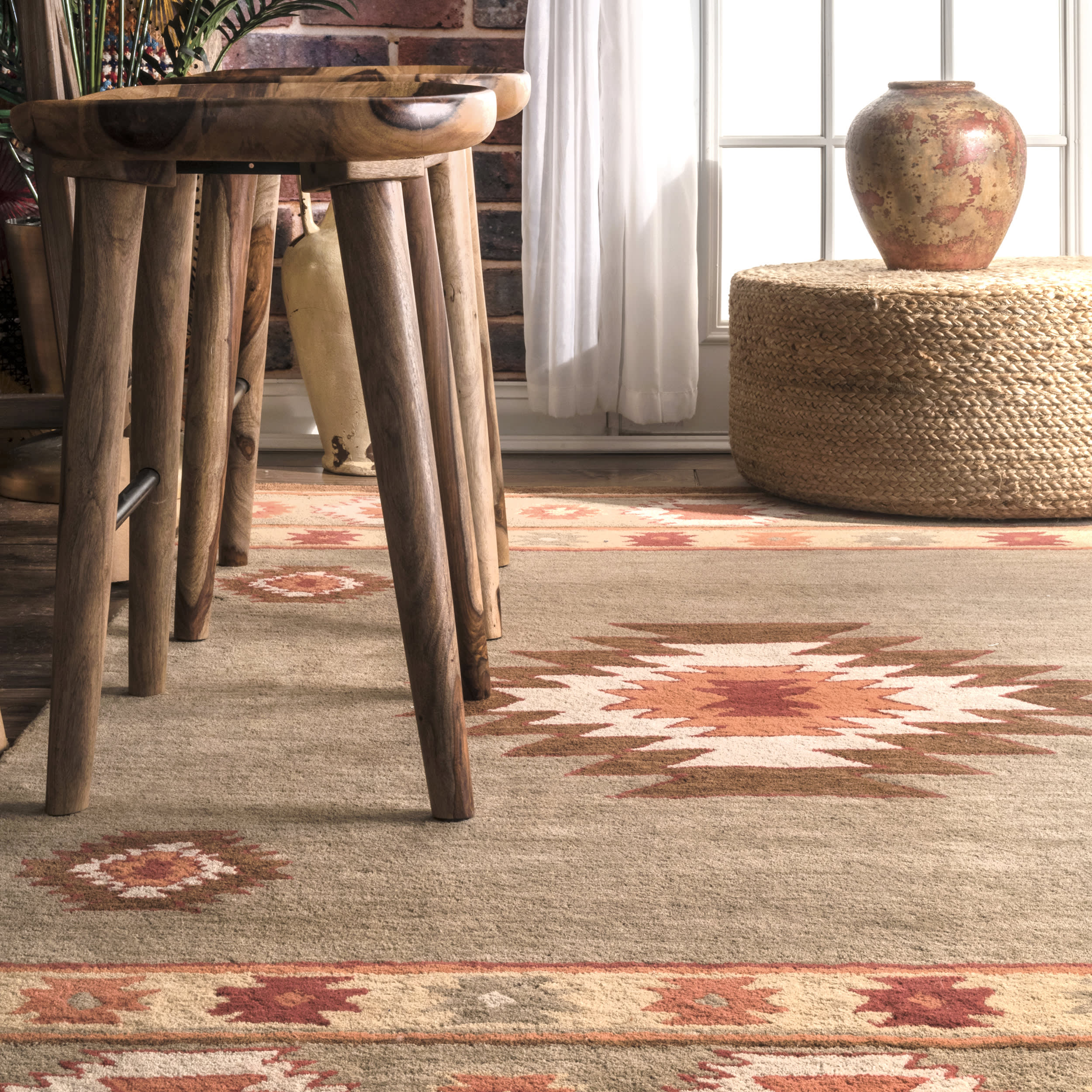 Southwestern Rug | Sage - Image 4