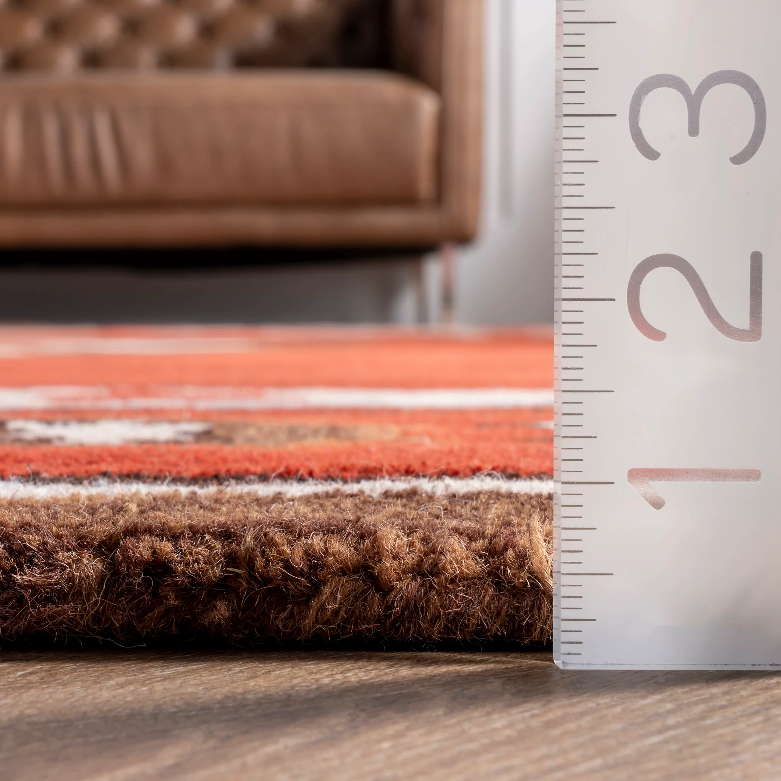 Southwestern Rug | Wine - Image 5