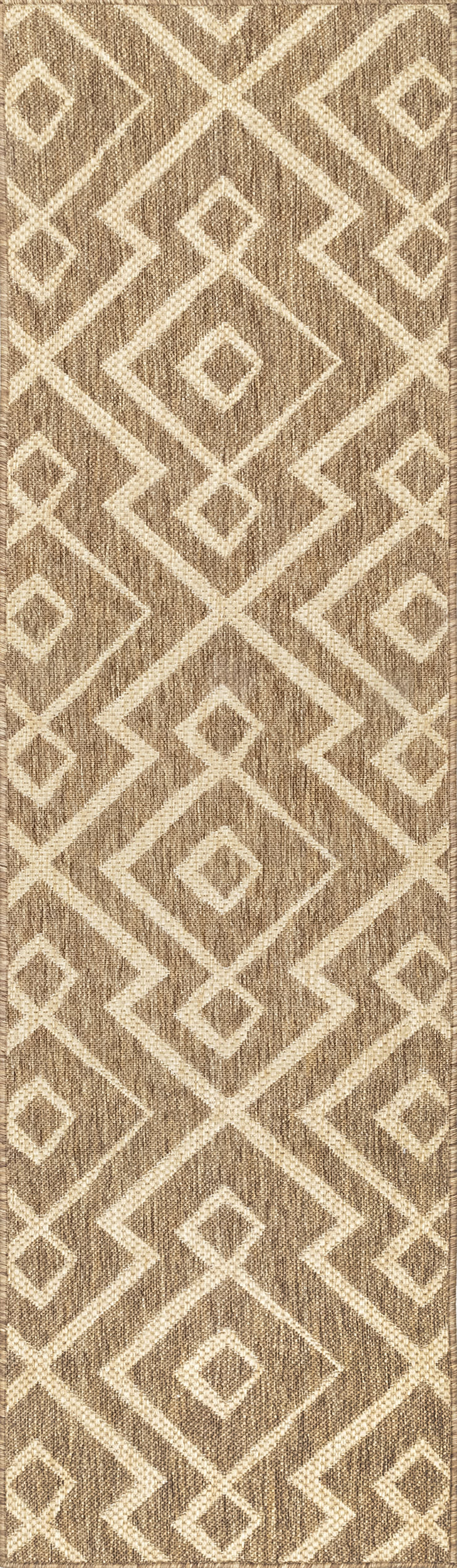 Spearhead Trellis Indoor/Outdoor Rug | Brown