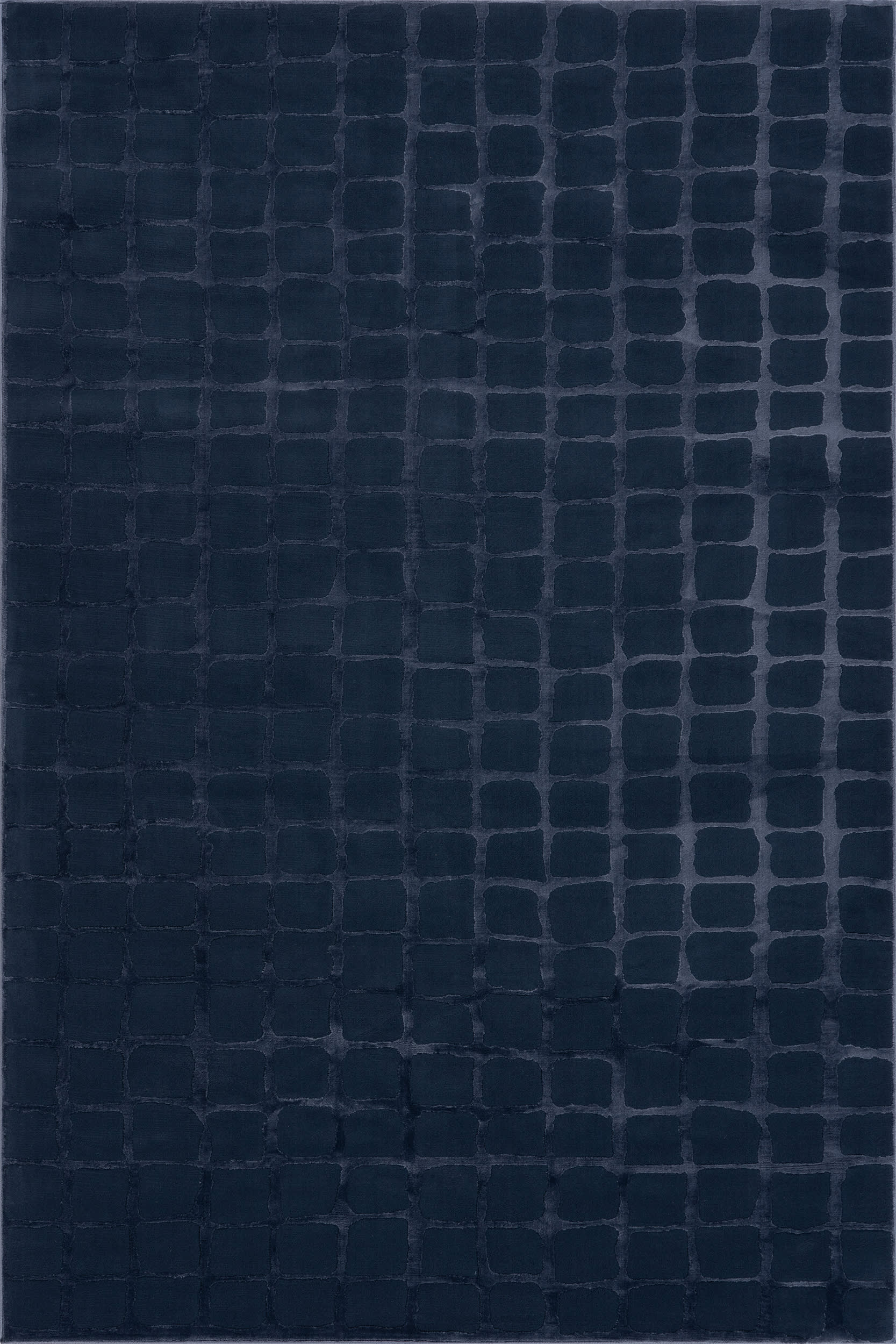Spring Lake Plush Textured Washable Rug | Blue