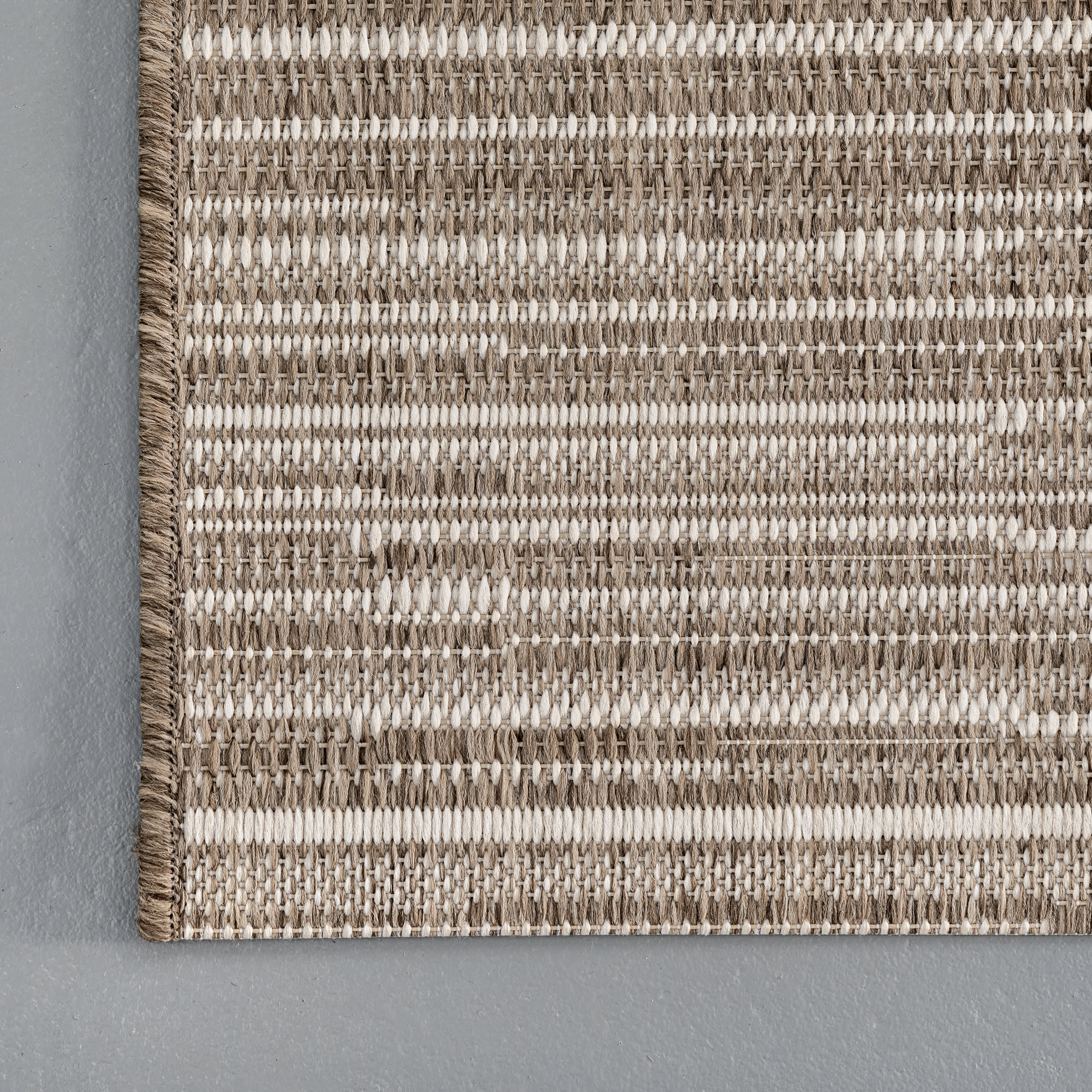 Square Shingles Indoor/Outdoor Rug | Beige - Image 3