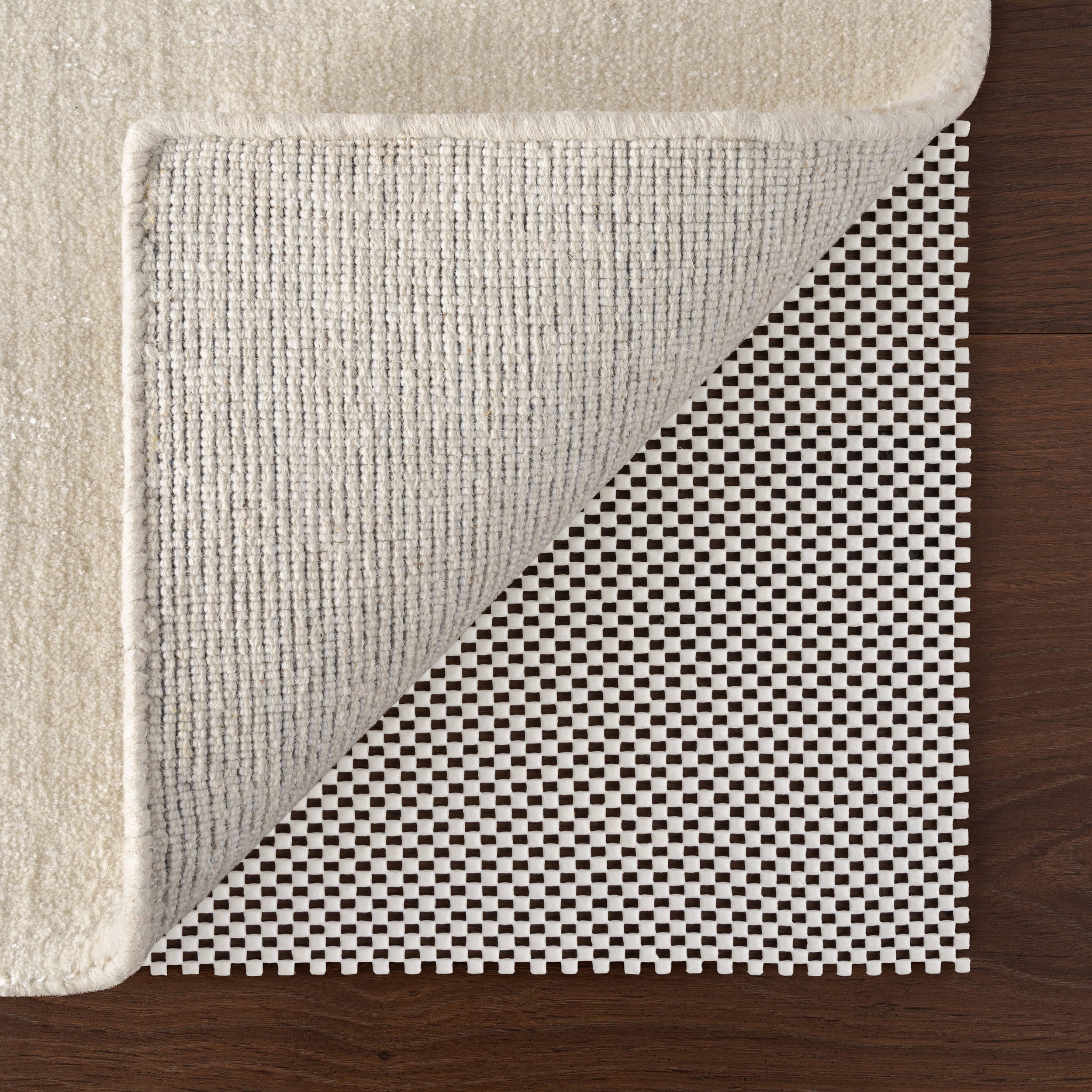 Standard Indoor/Outdoor Rug Pad | White