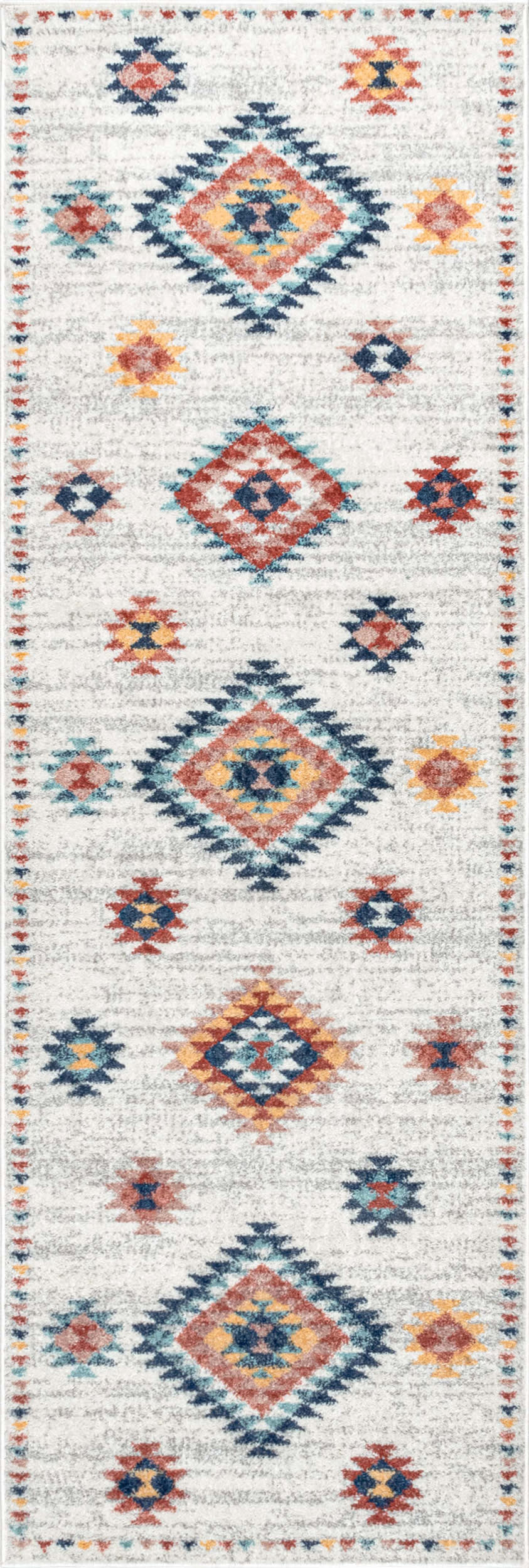 Stella Aztec Diamond Rug | Beige