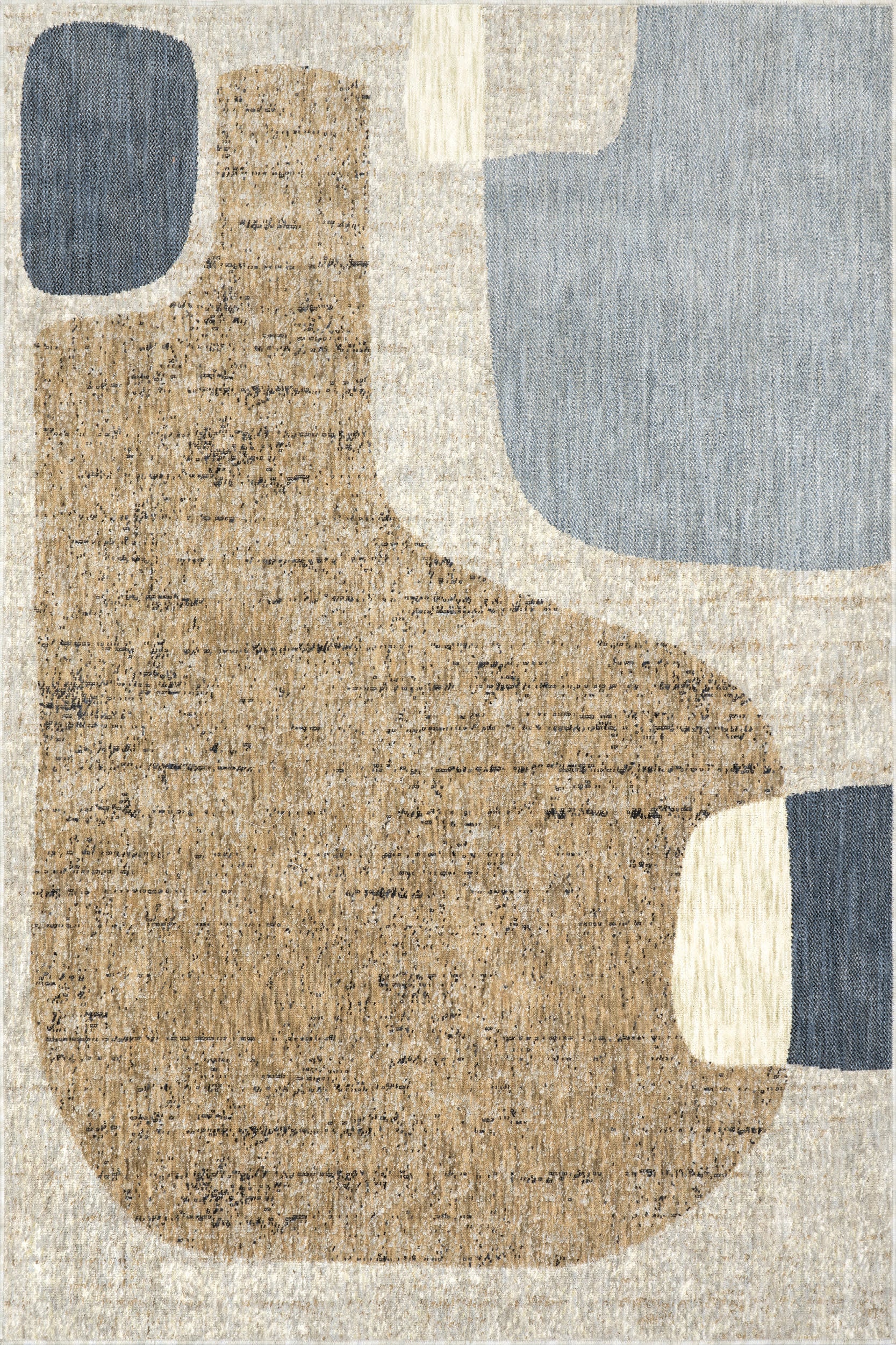 Ryanna Mid-Century Modern Abstract Area Rug | Multicolor
