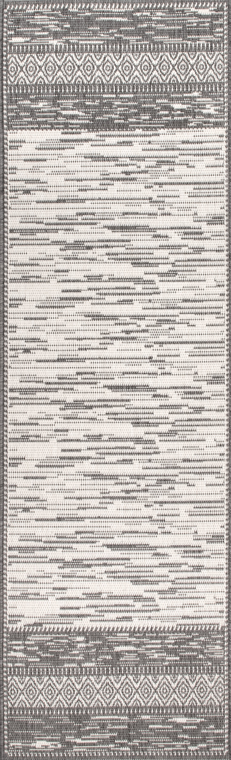 Striated Indoor/Outdoor Rug | Grey