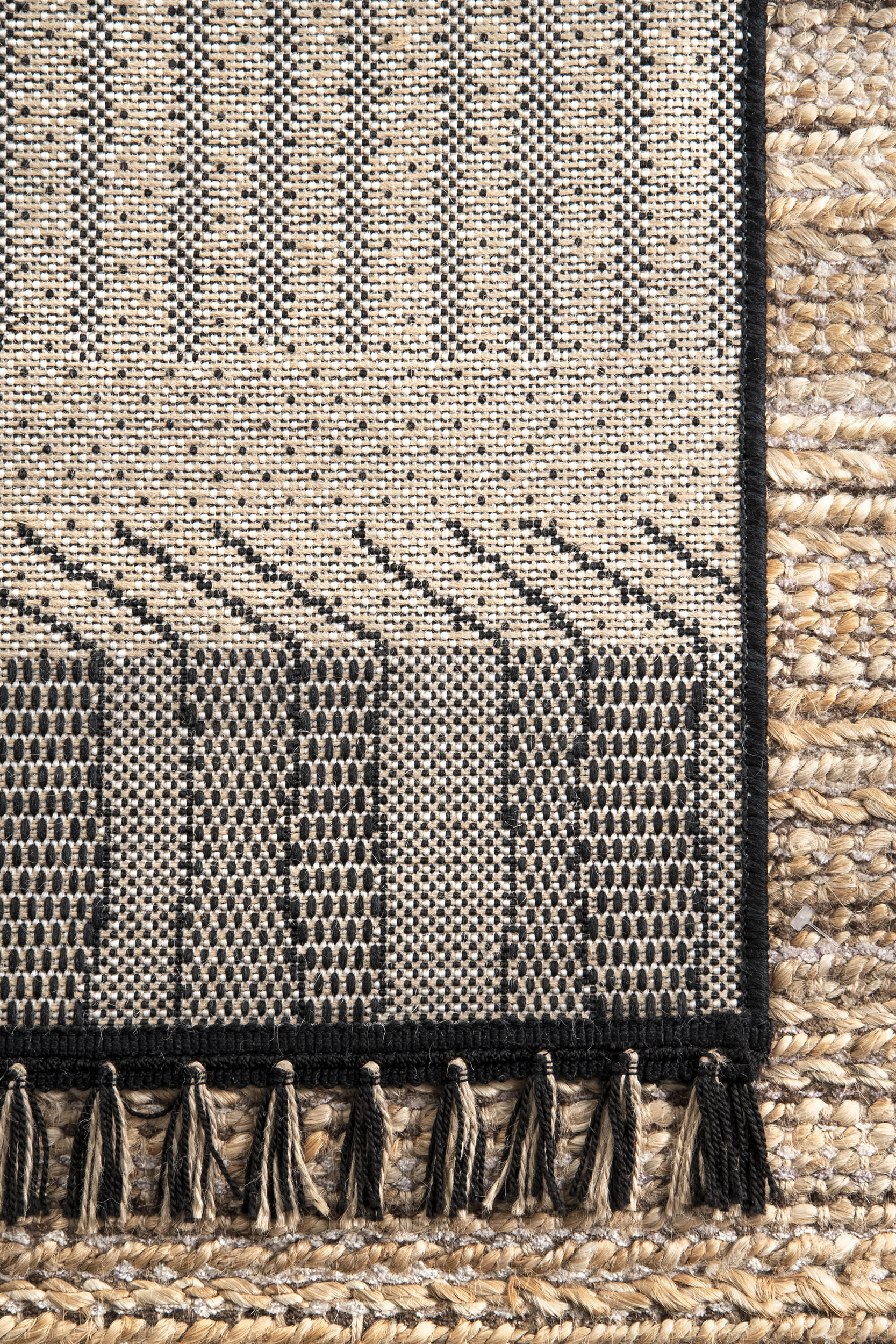 Striated Moroccan Rug | Grey - Image 3