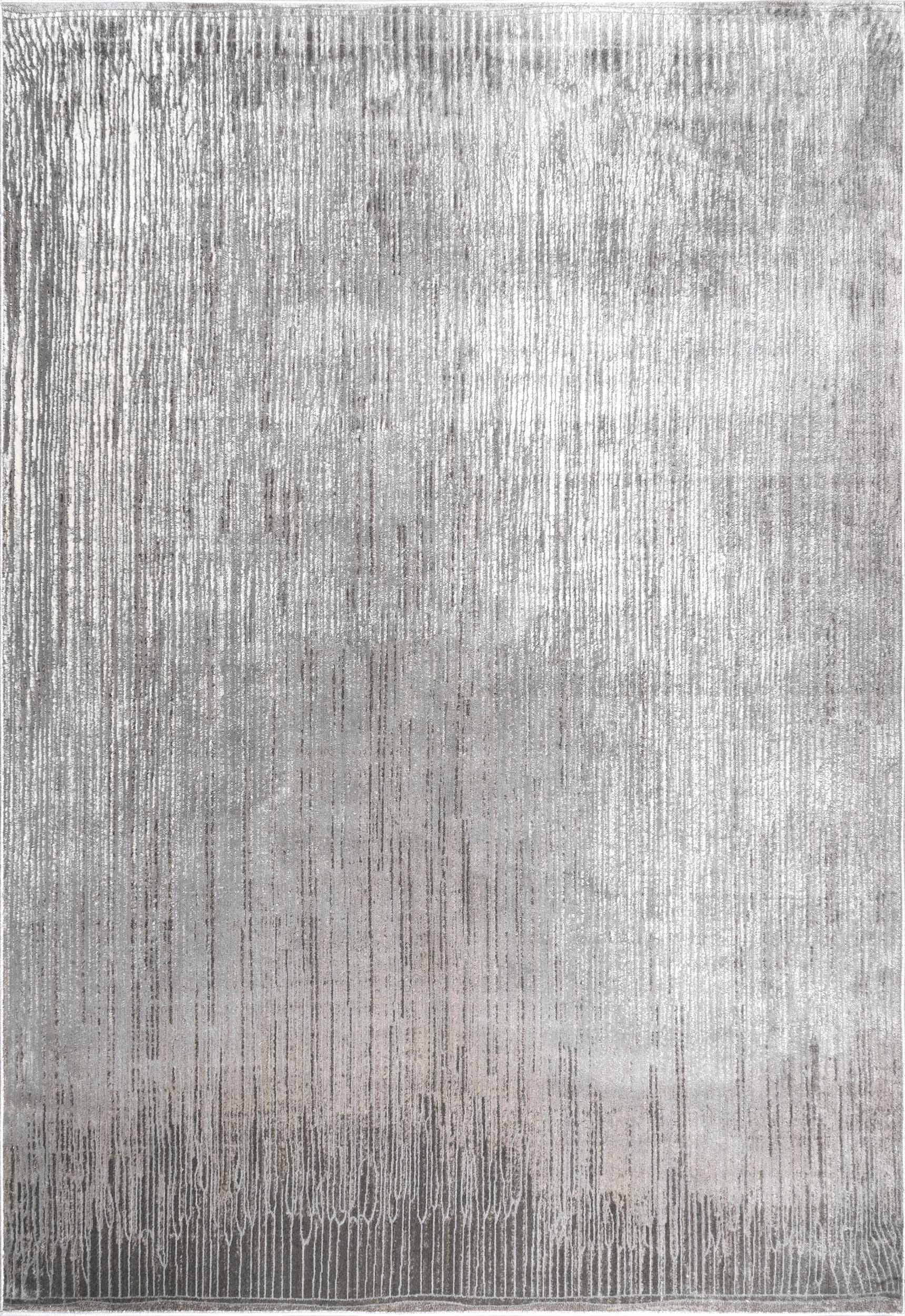 Striated Vintage Rug | Grey