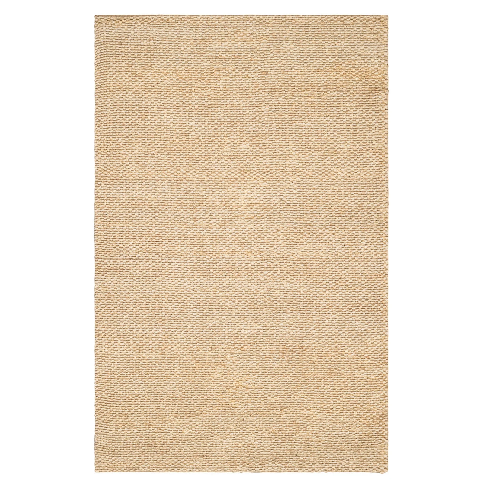 Striped Handwoven Jute Rug | Ivory/Natural