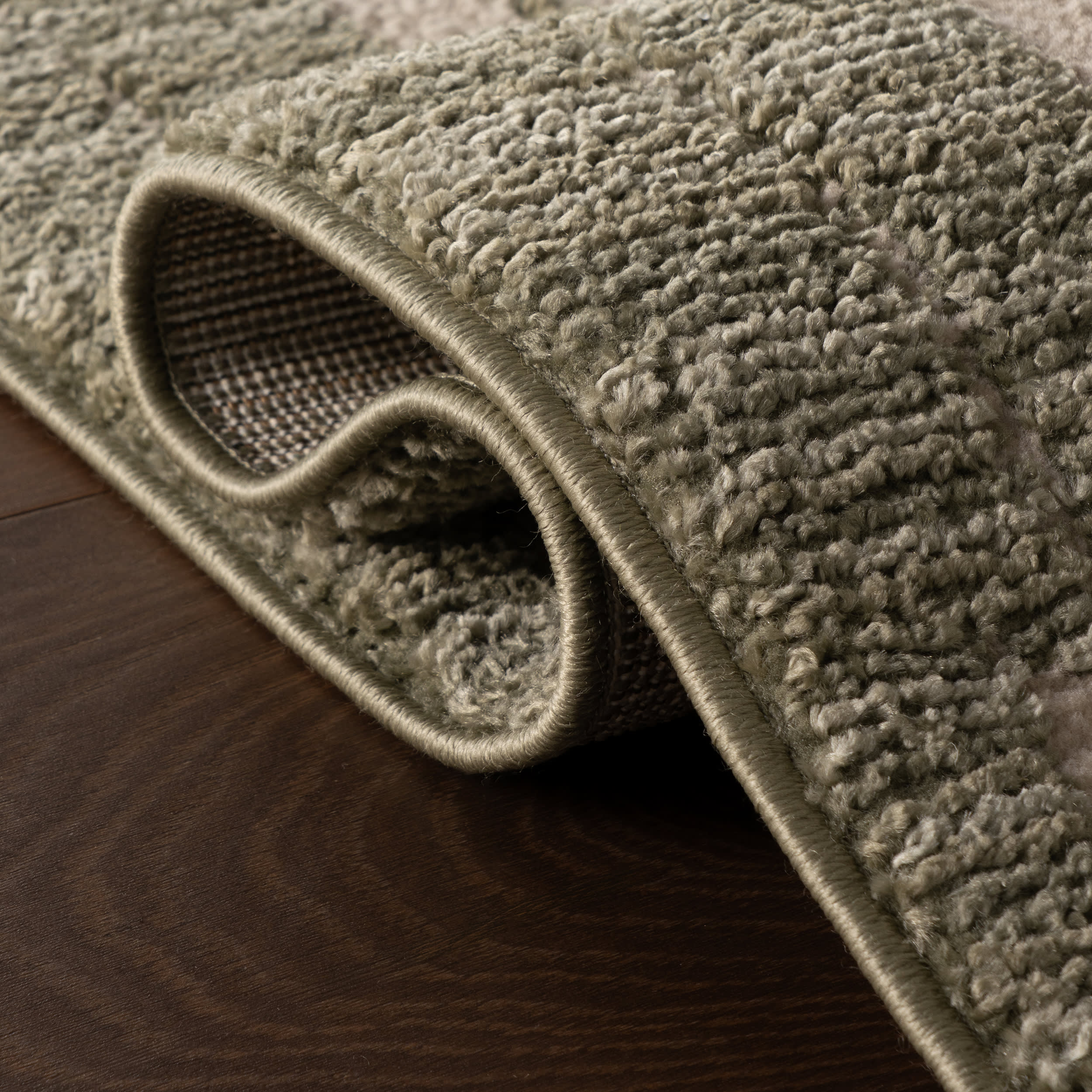 Suba Transitional Geometric Rug | Green - Image 11