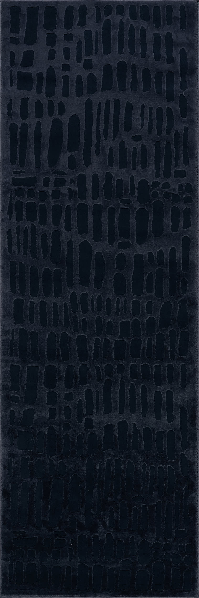 Summit Plush Textured Washable Rug | Blue