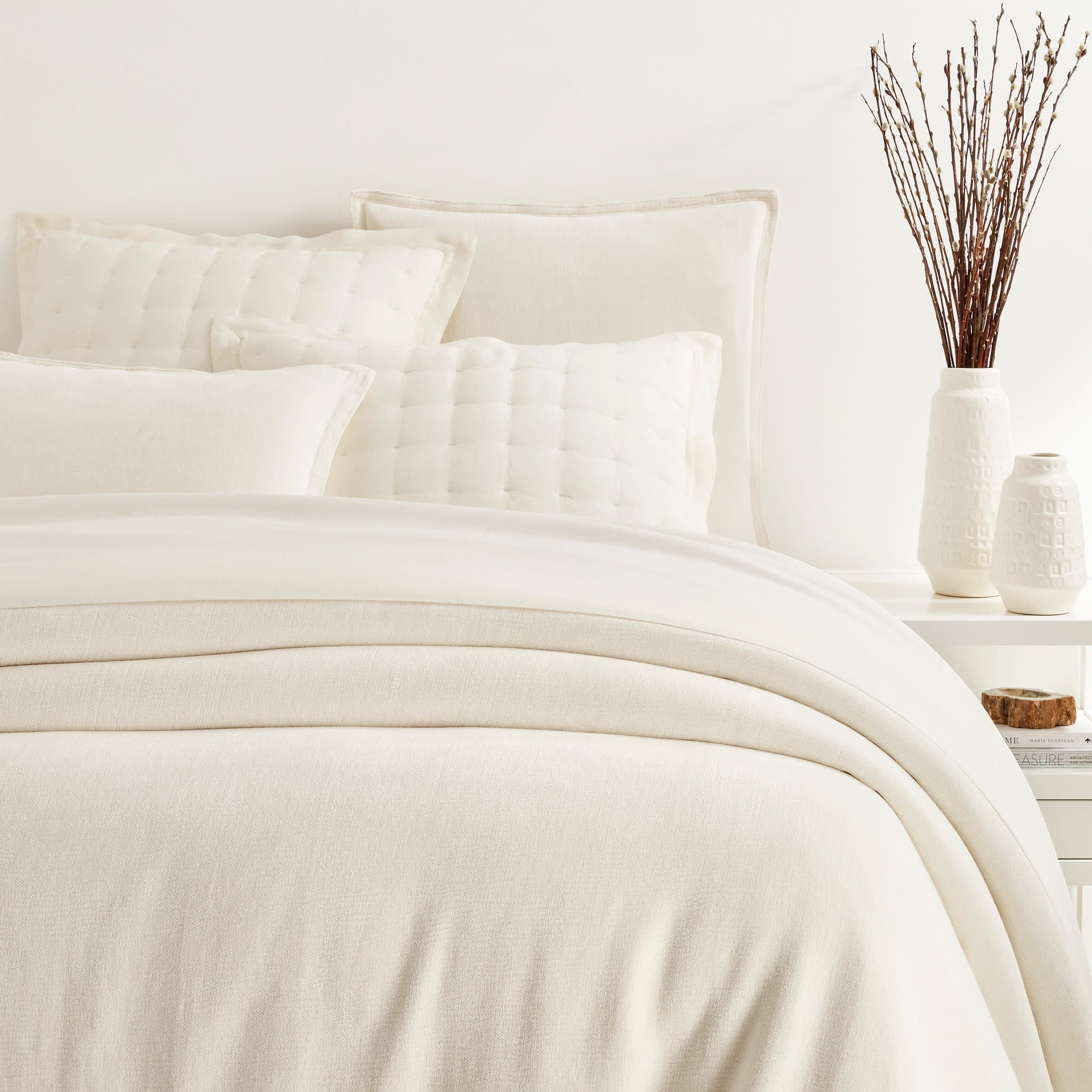 Sumptuous Chenille Coverlet | Ivory