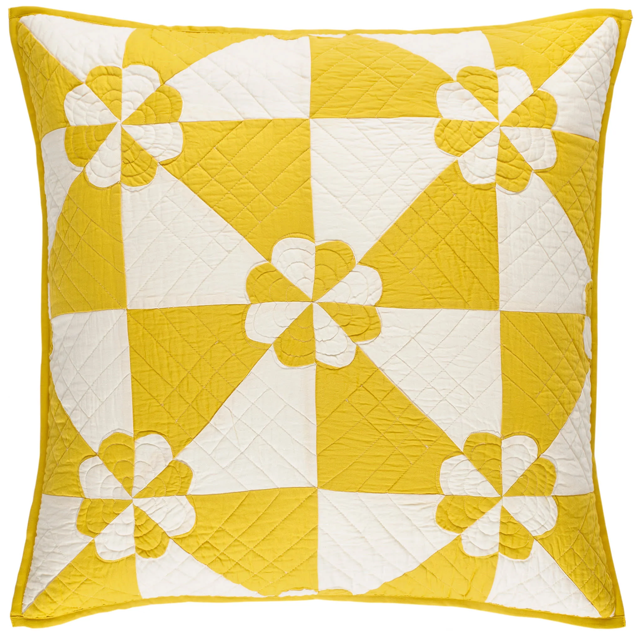 Sunny Side Quilted Sham | Yellow - Image 7