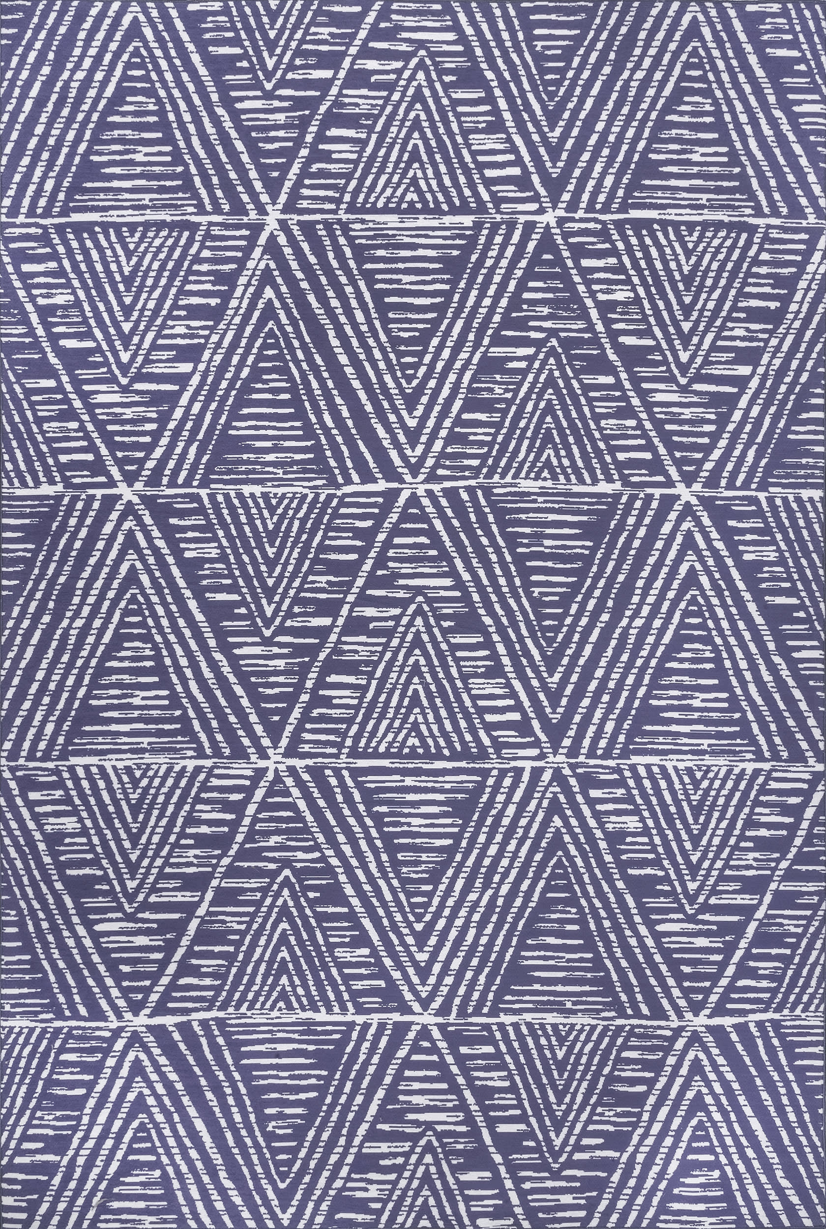 Suzy Trellis Washable Indoor/Outdoor Rug | Blue