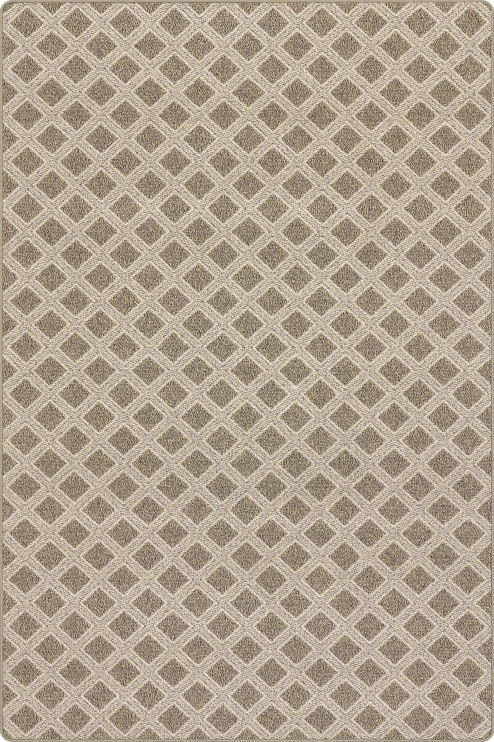 Swift Trellis Custom Rug | Brown
