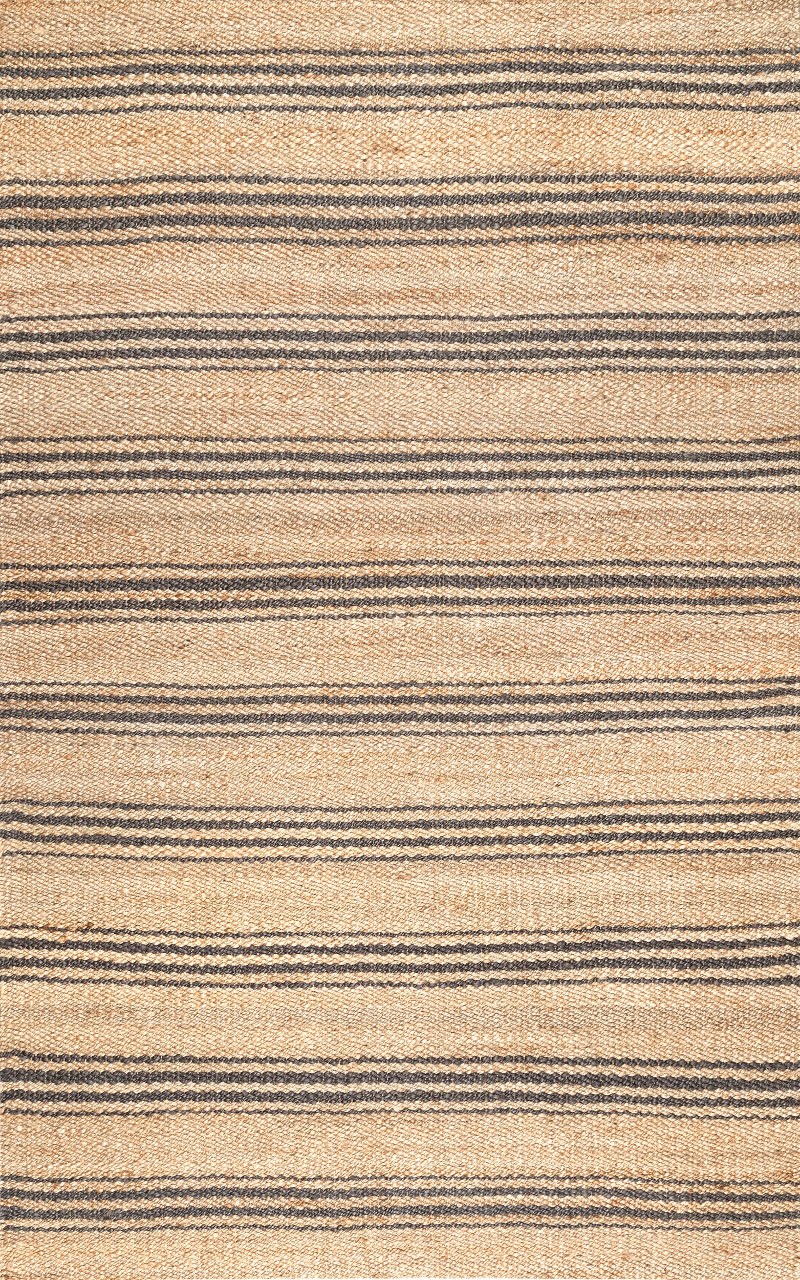 Sycamore Striped Jute Rug | Natural