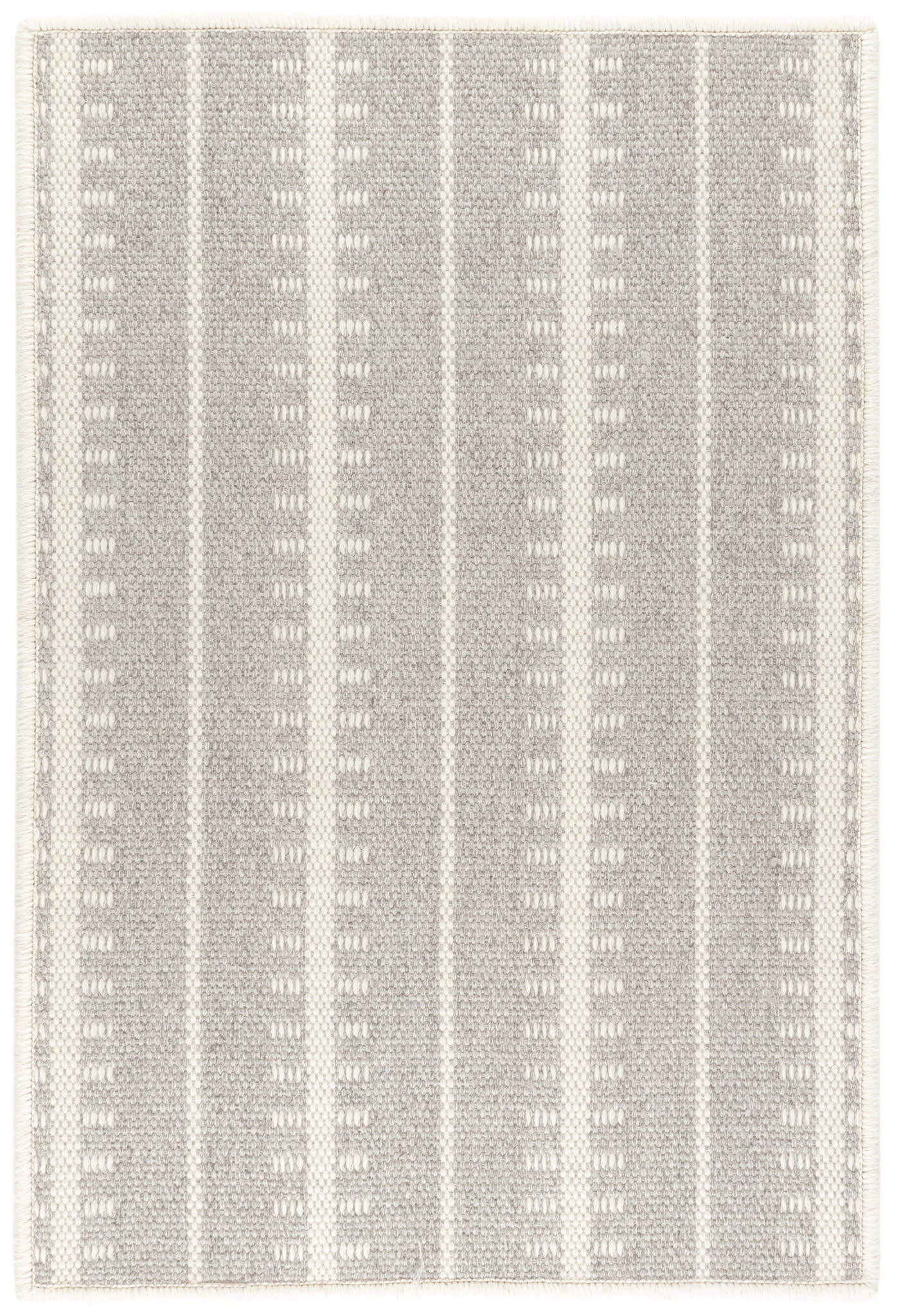 Tailor Stripe Woven Wool Custom Rug | Platinum