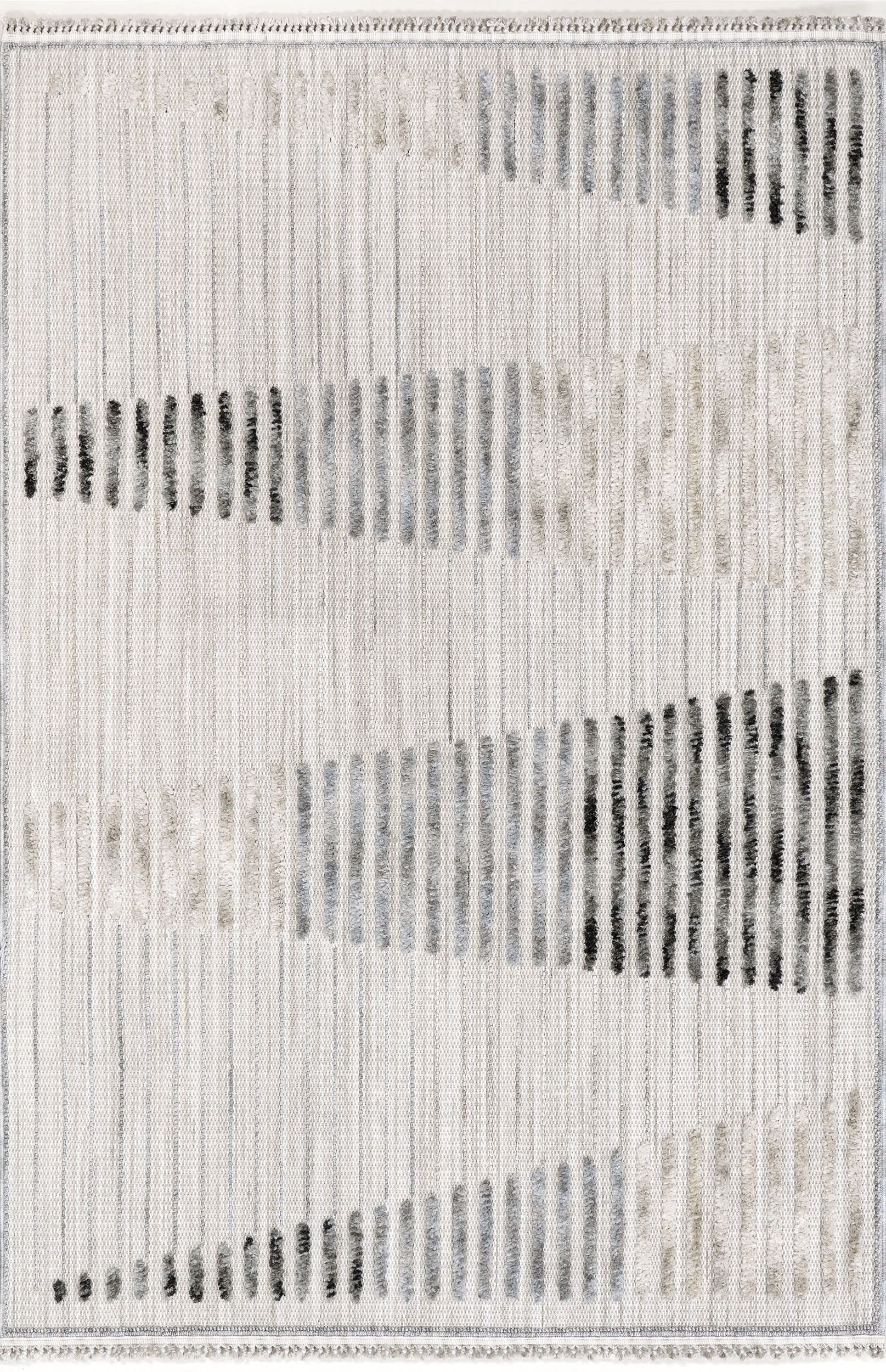Talullah Textured Piano Rug | Light Grey