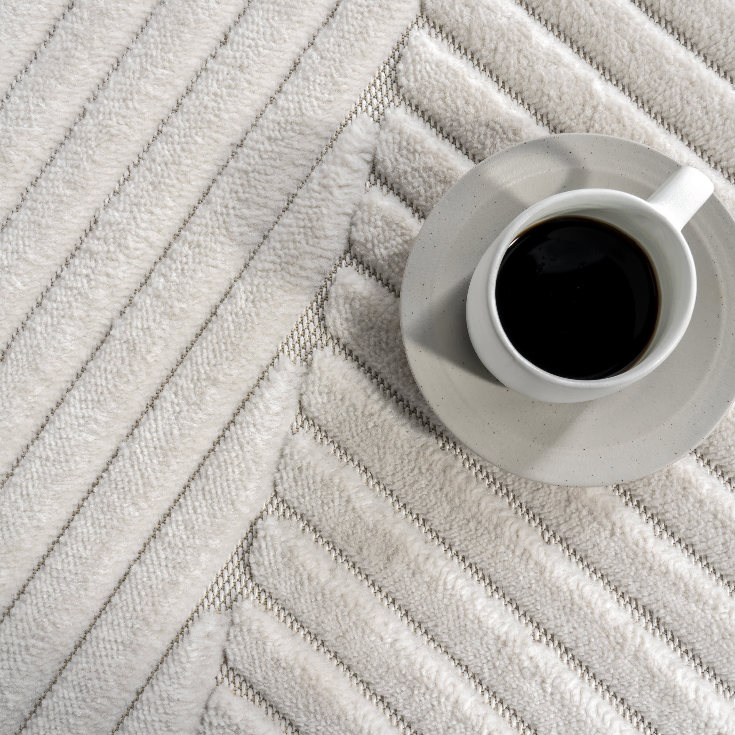 Talya Geometric Indoor/Outdoor Rug | Cream - Image 8