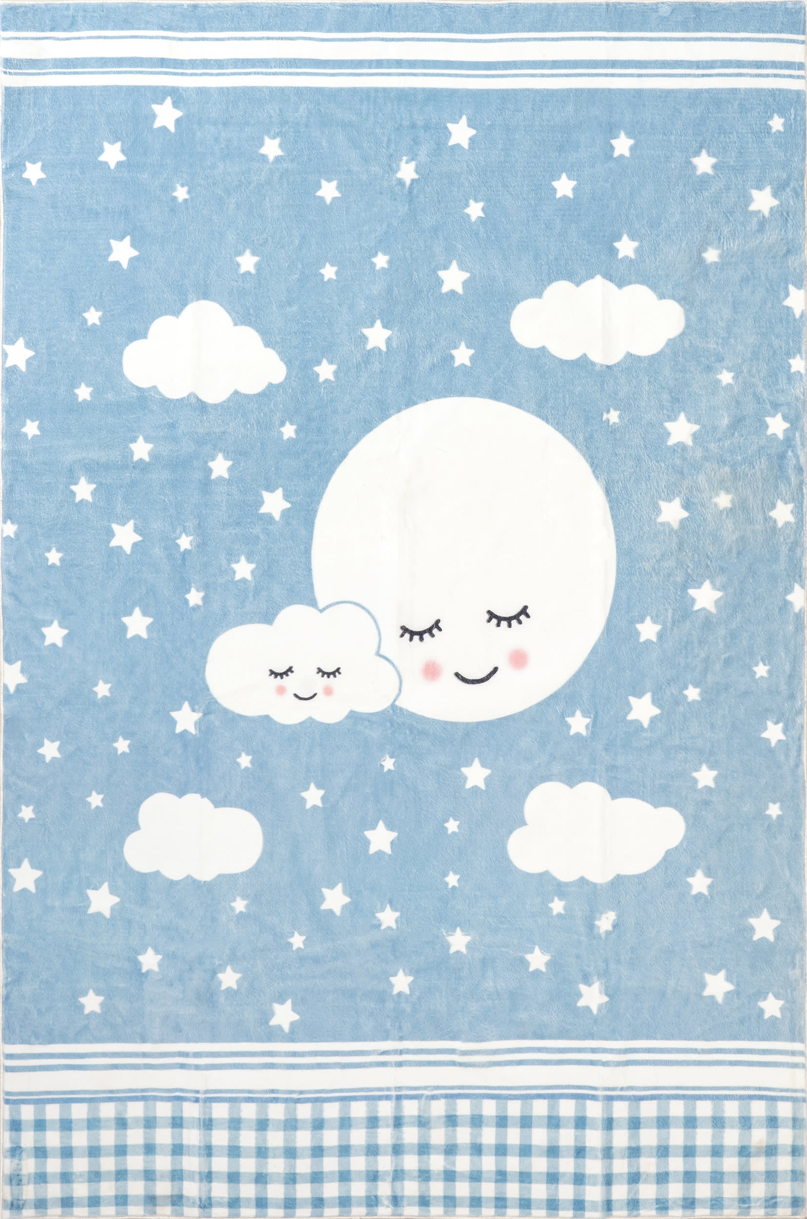Tamar Kids Washable Sweet Dreams Rug | Blue