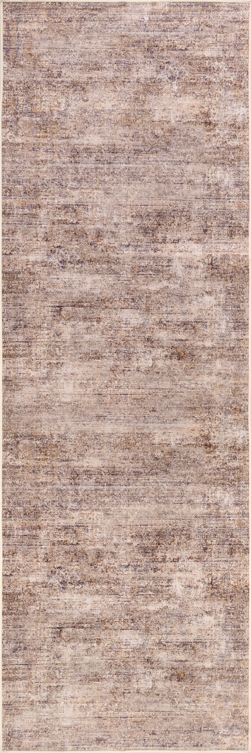 Tamera Abstract Washable Rug | Taupe