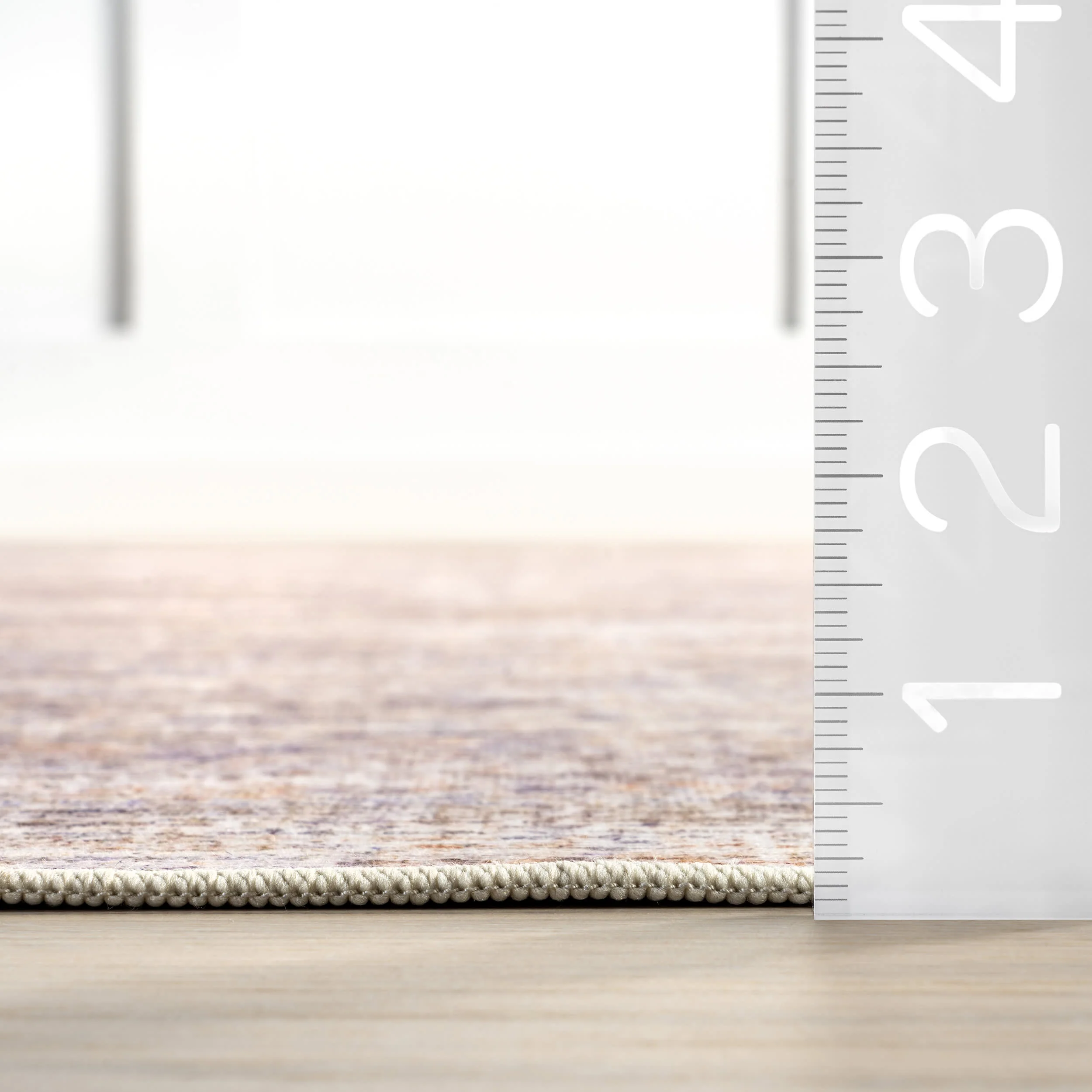 Tamera Abstract Washable Rug | Taupe - Image 6