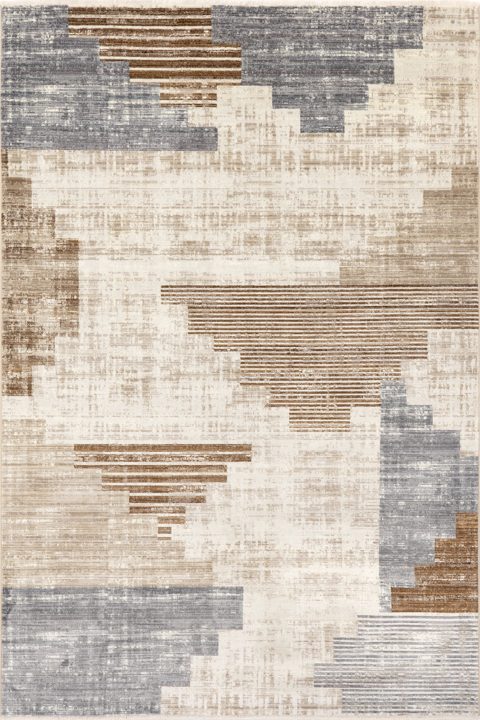 Tani Vintage Blocks Rug | Beige