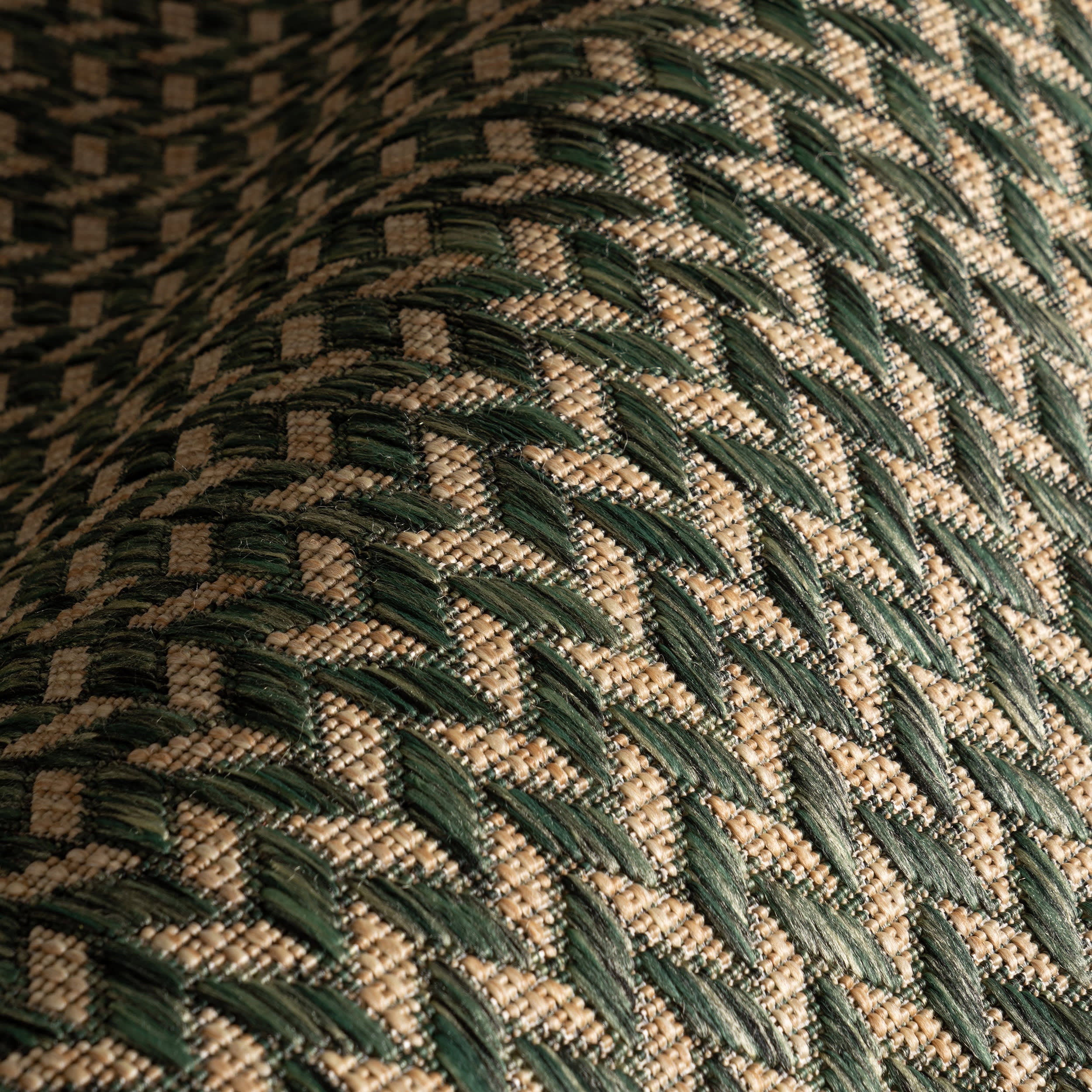 Taraji Herringbone Indoor/Outdoor Rug | Green - Image 3