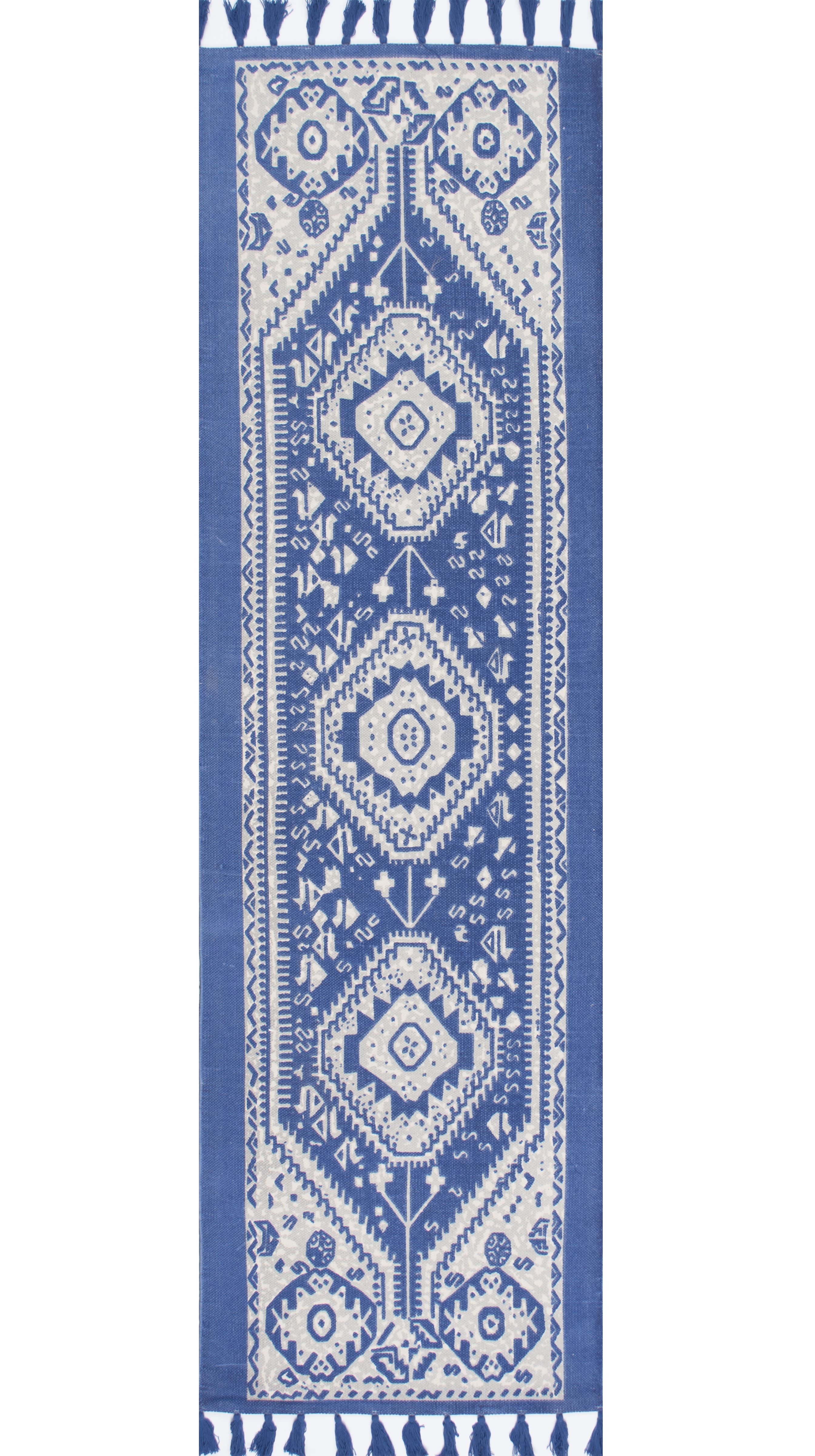 Tassel Rug | Blue - Image 5