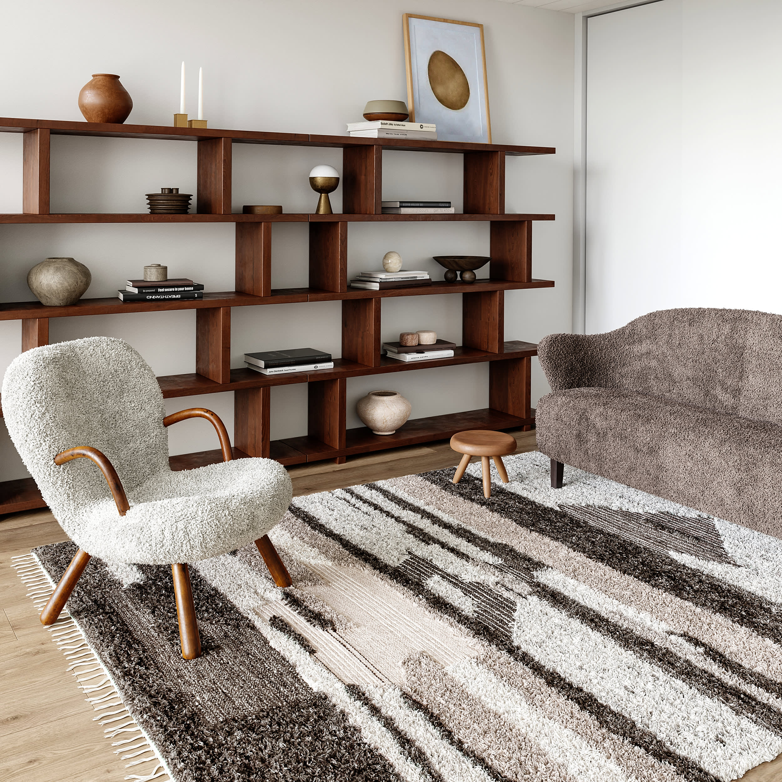 Tatanka Shag Rug | Brown - Image 2
