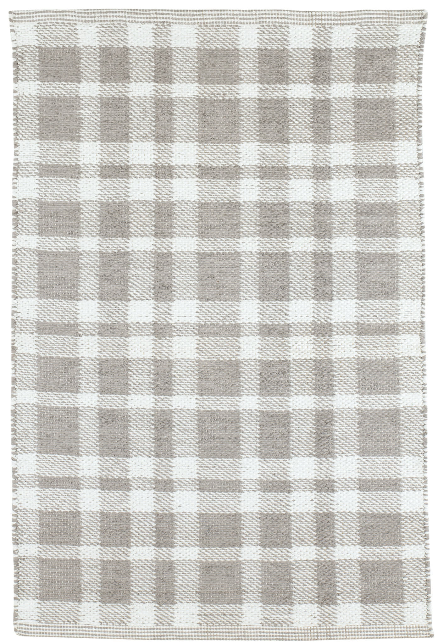 Tattersall Handwoven Indoor/Outdoor Rug | Grey