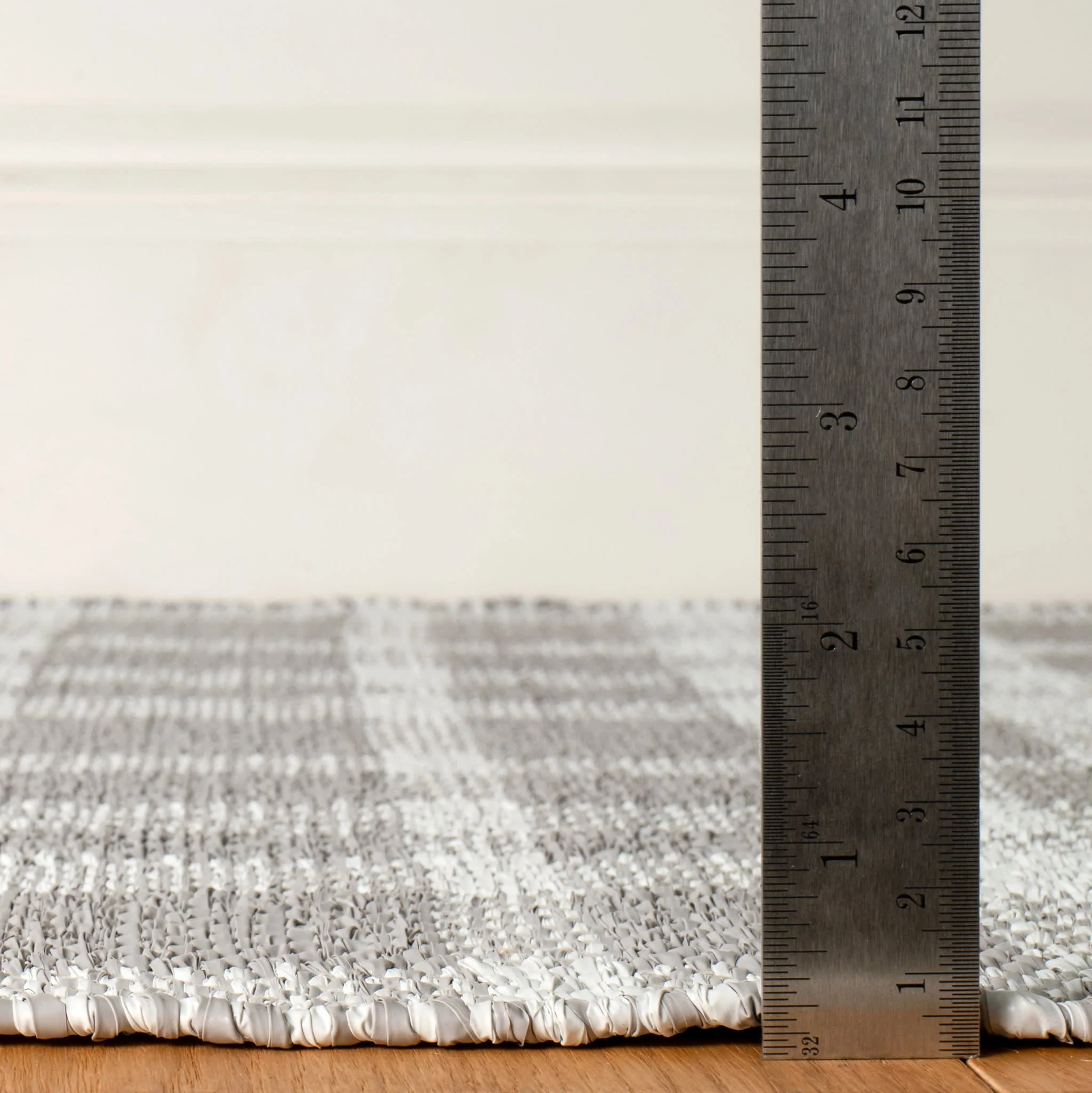 Tattersall Handwoven Indoor/Outdoor Rug | Grey - Image 4