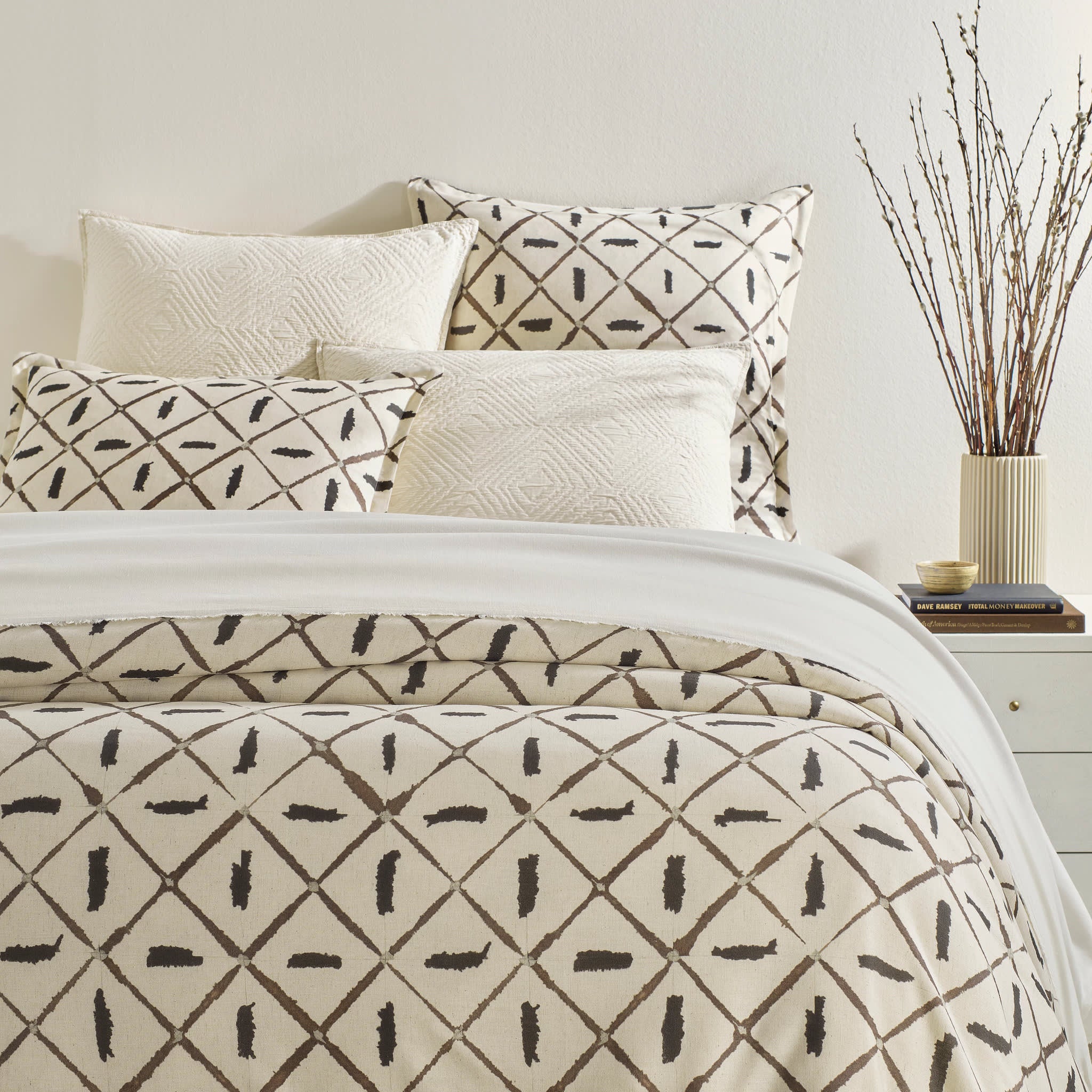 Tatum Duvet Cover | Ivory
