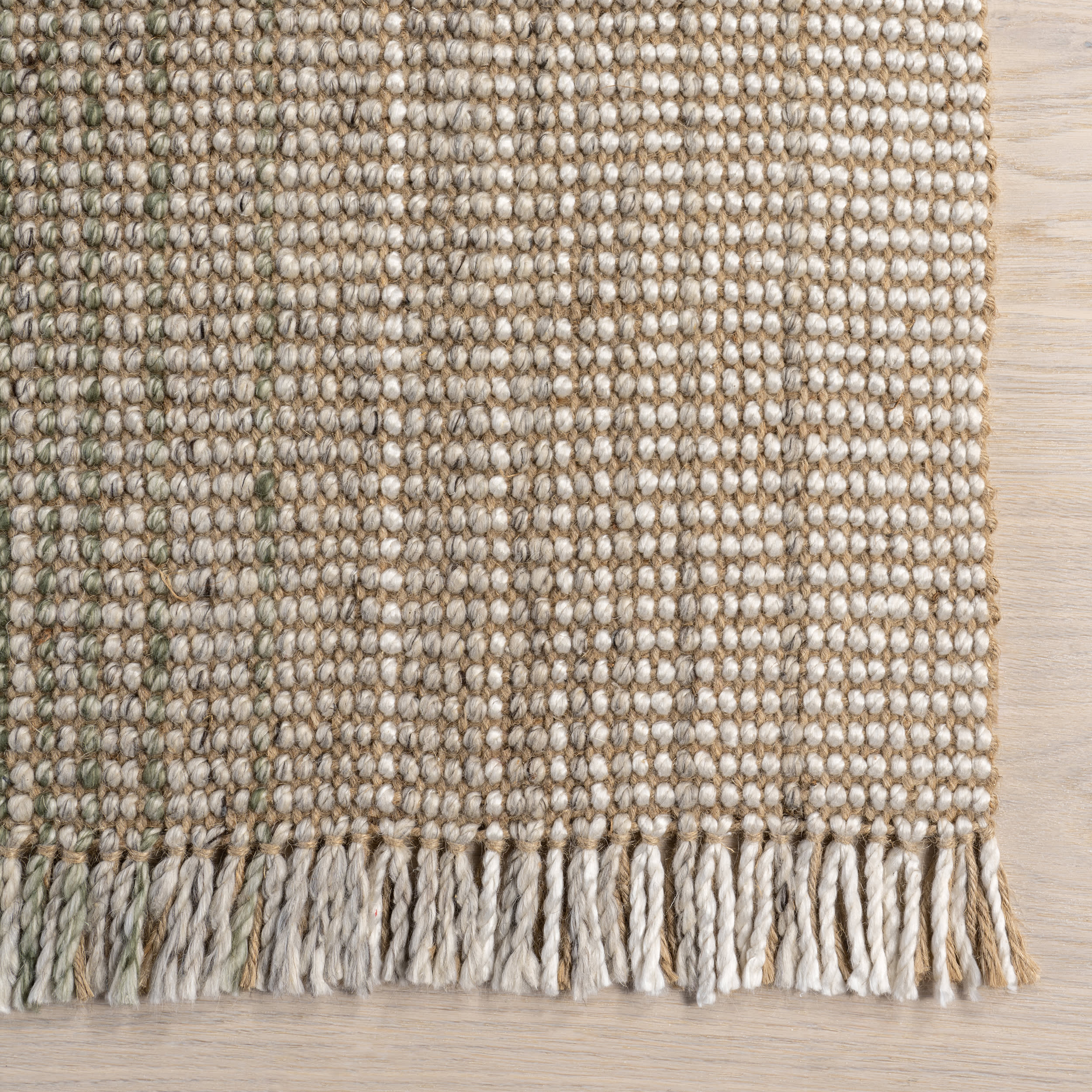 Tatum Ombre Jute-Blend Rug | Green - Image 4