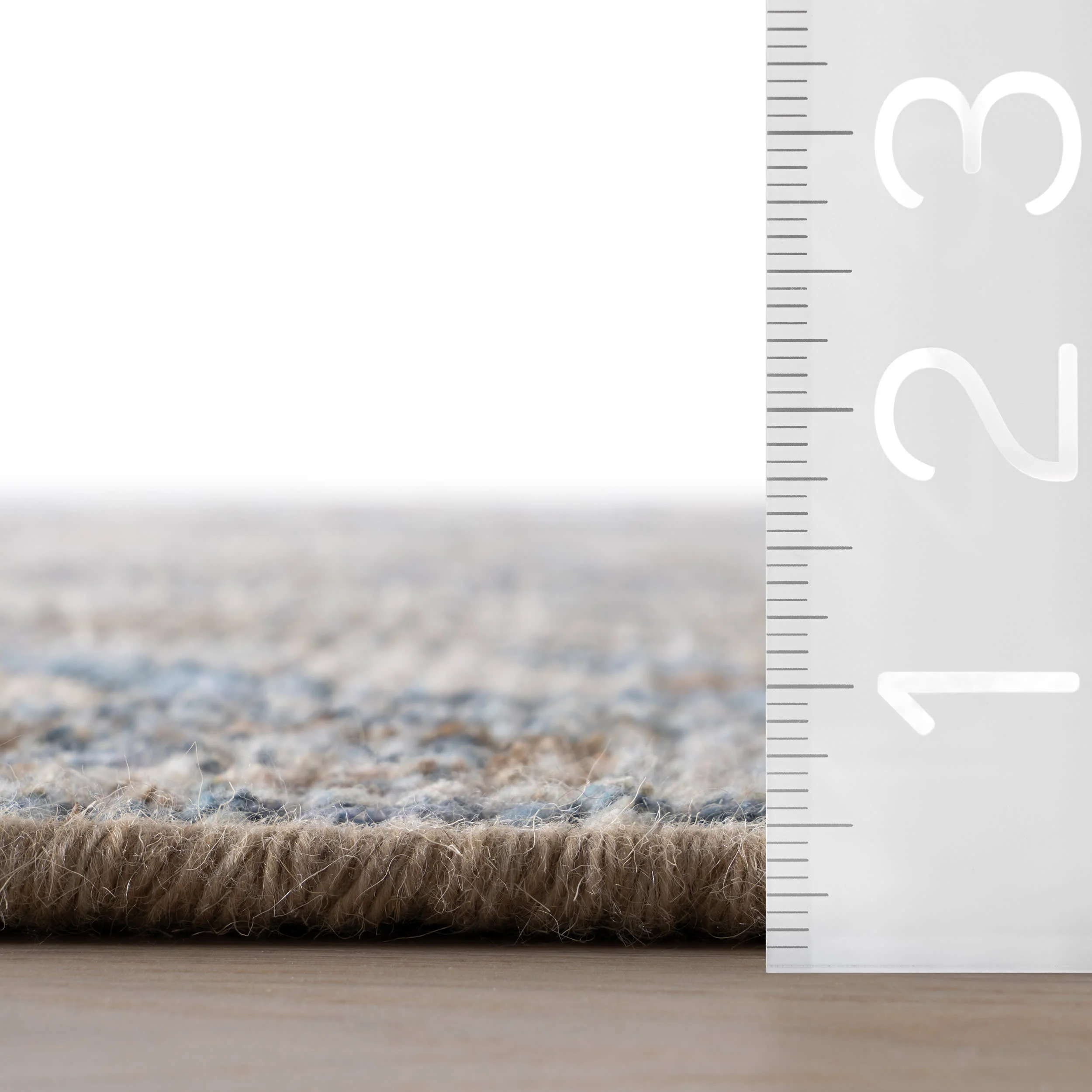 Tavi Hand Tufted Wool-Blend Rug | Ivory - Image 6