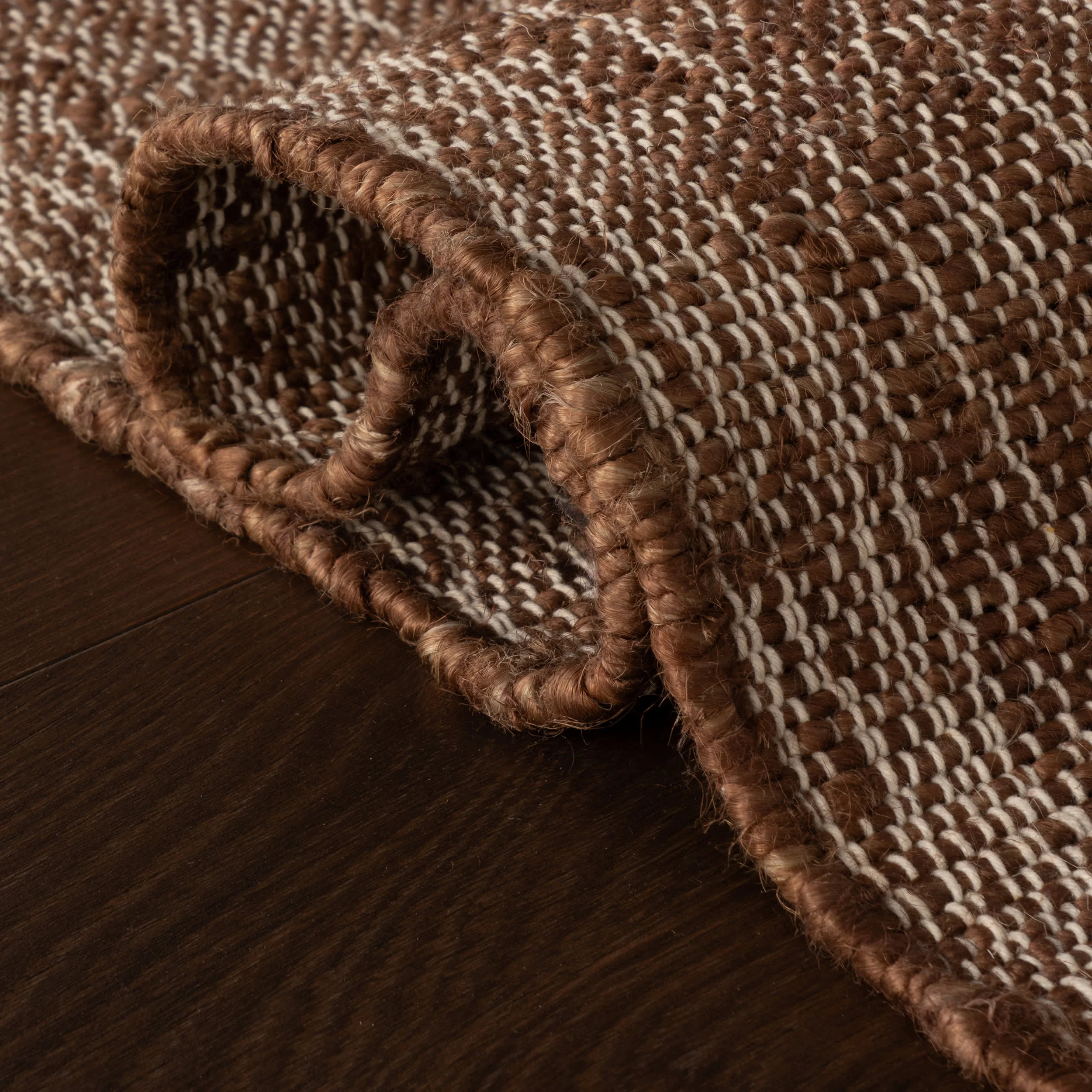 Tavira Modern Bordered Indoor Rug | Brown - Image 6