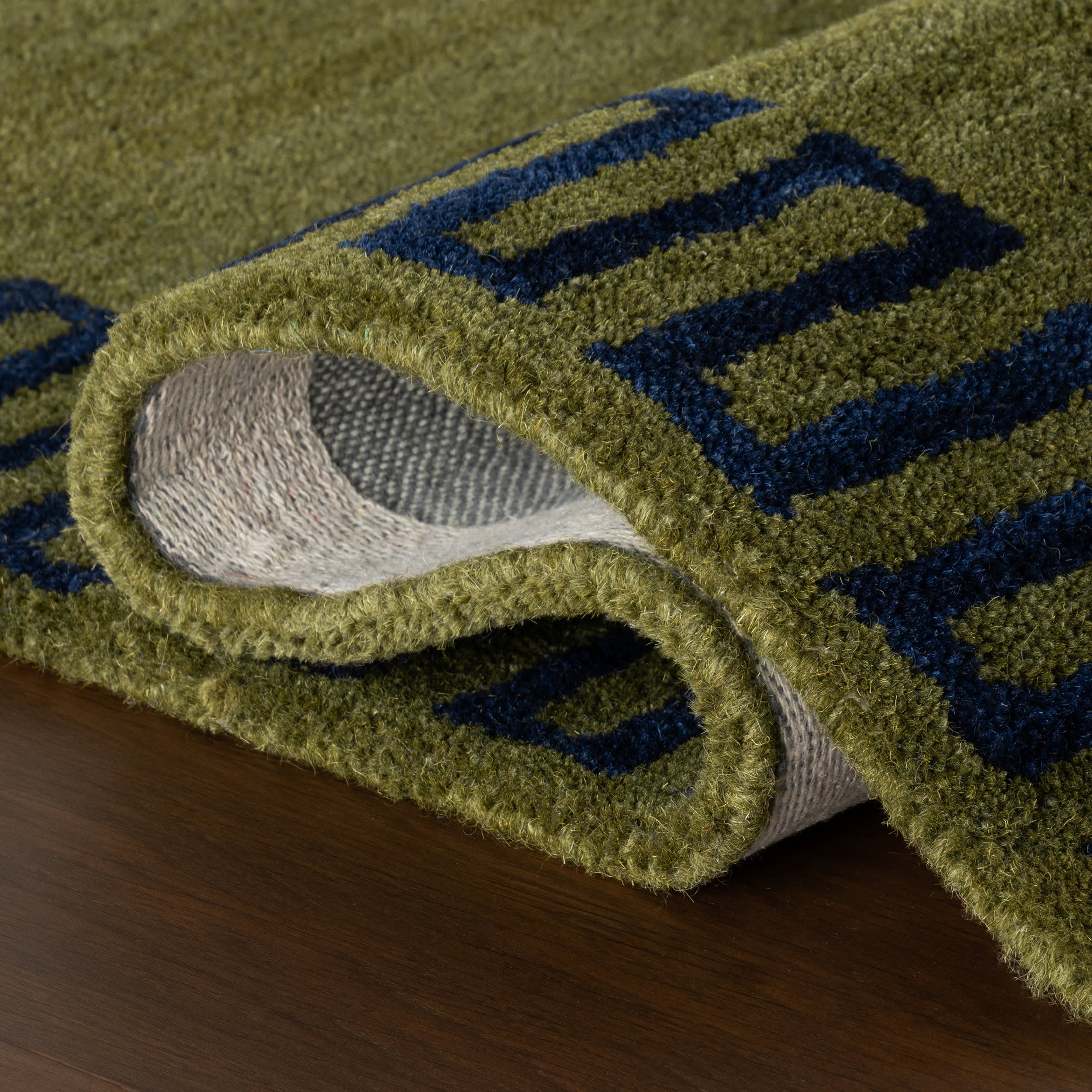 Taya Modern Bordered Rug | Green - Image 8