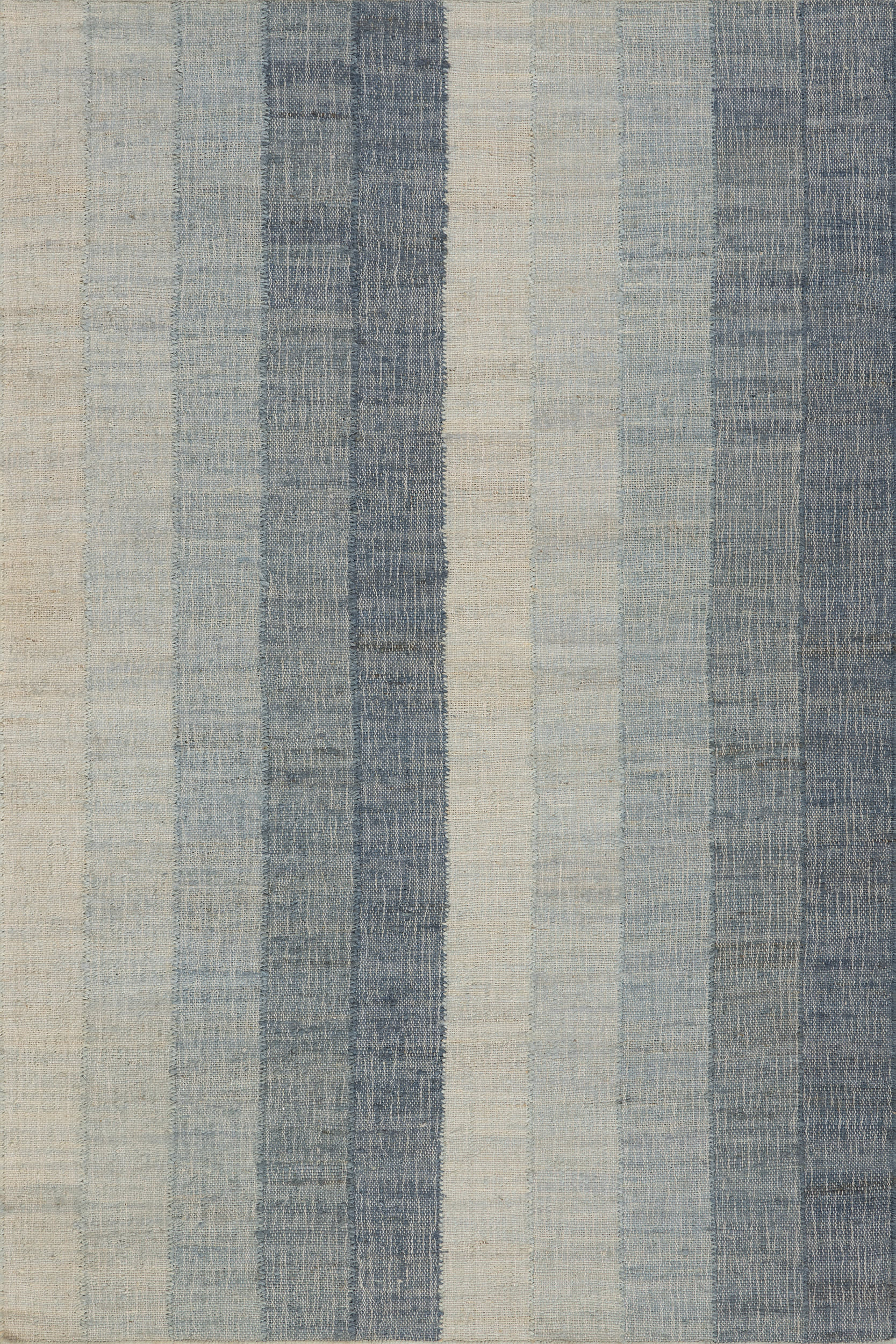 Tayo Modern Striped Indoor Rug | Blue