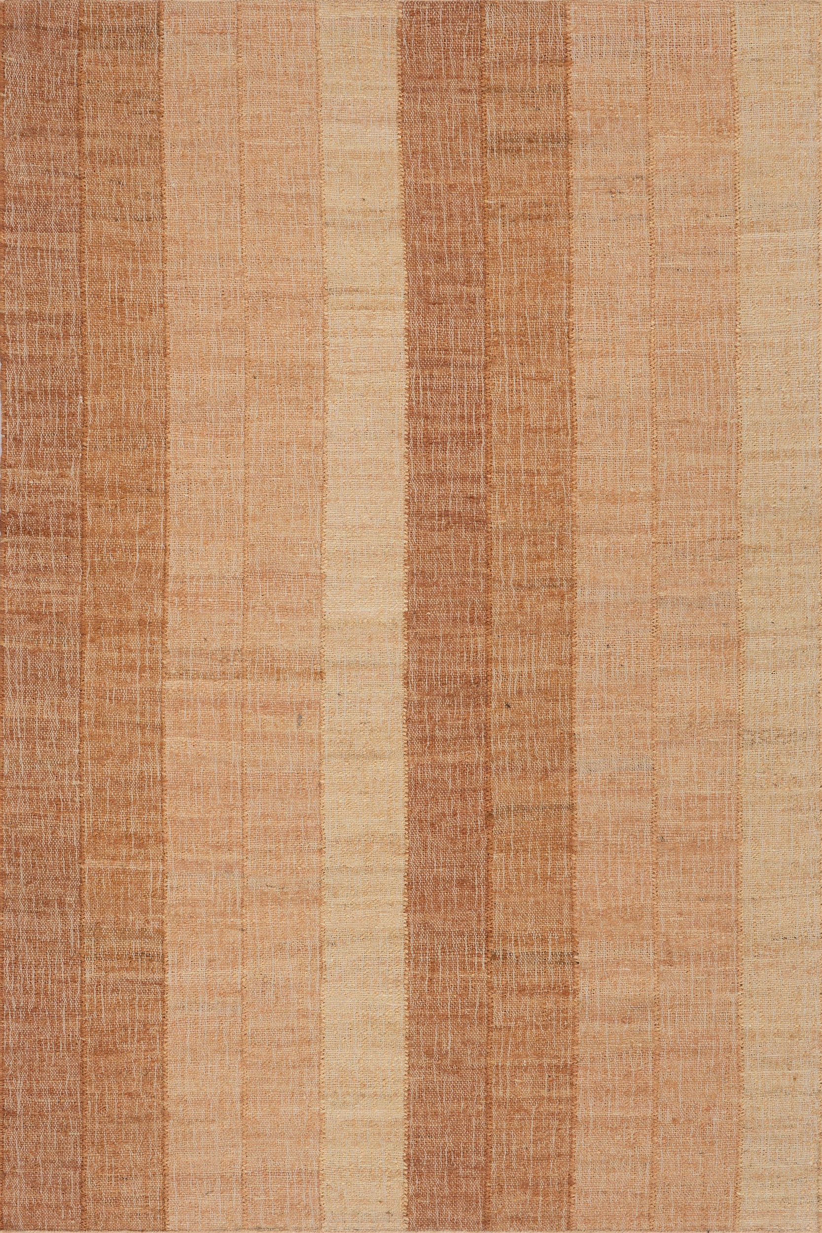 Tayo Modern Striped Indoor Rug | Orange