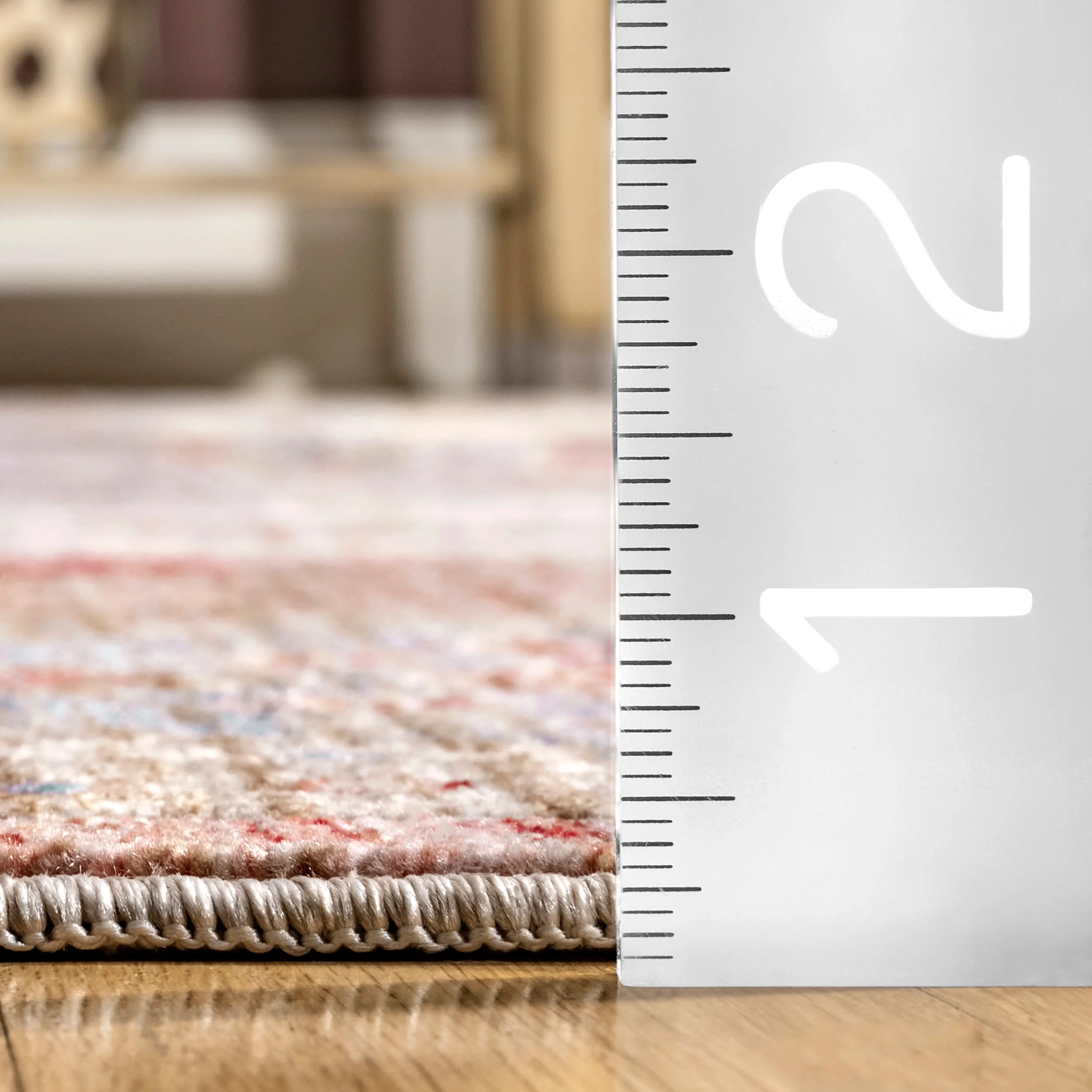 Tear Pendant Medallion Rug | Beige - Image 5